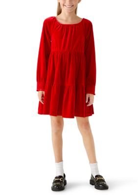 Crown & Ivy Girls 7-16 Velvet Dress