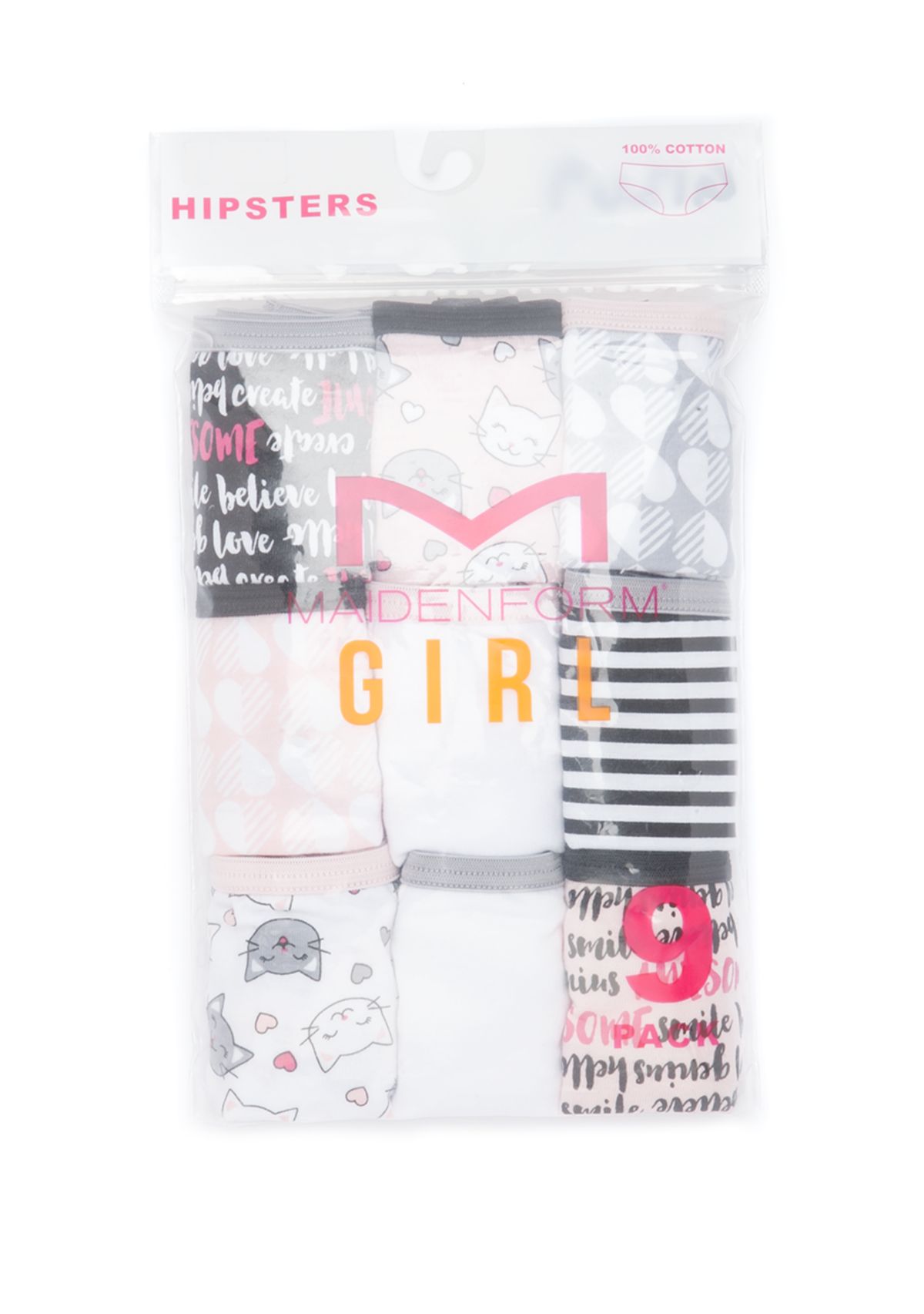 Girls 4-16 Hipster Underwear Set