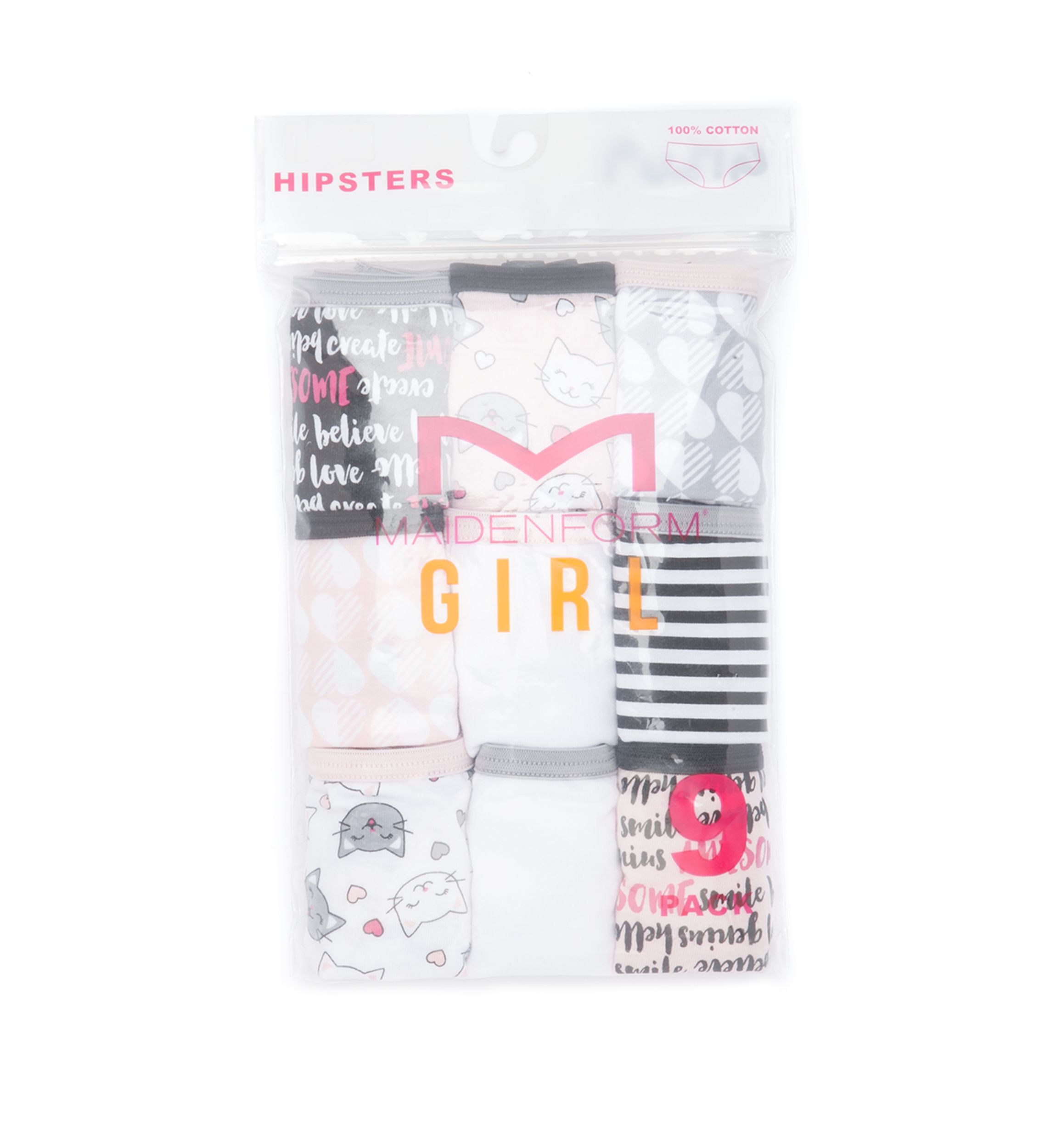 Girls 4-16 Hipster Underwear Set