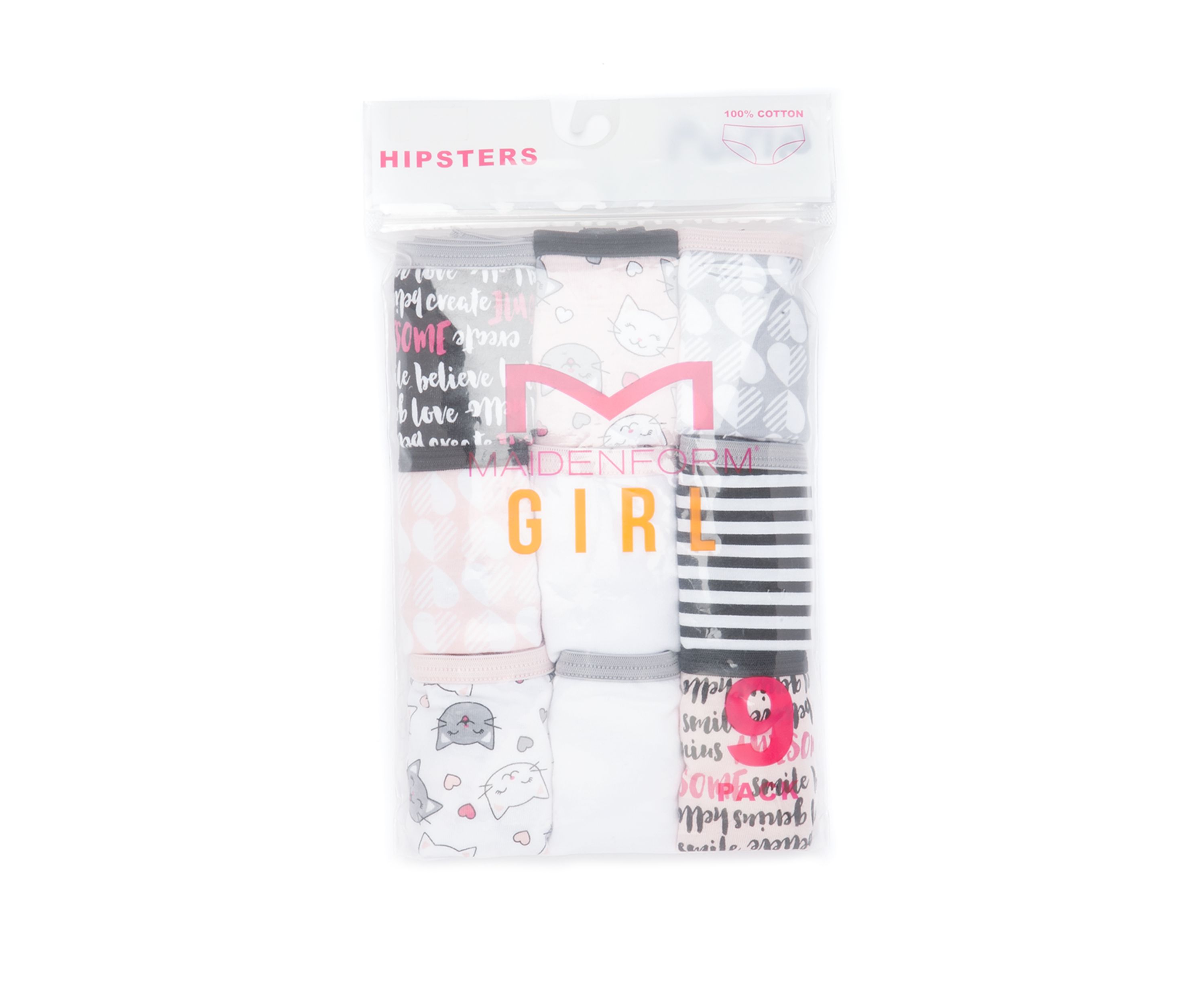 Girls 4-16 Hipster Underwear Set