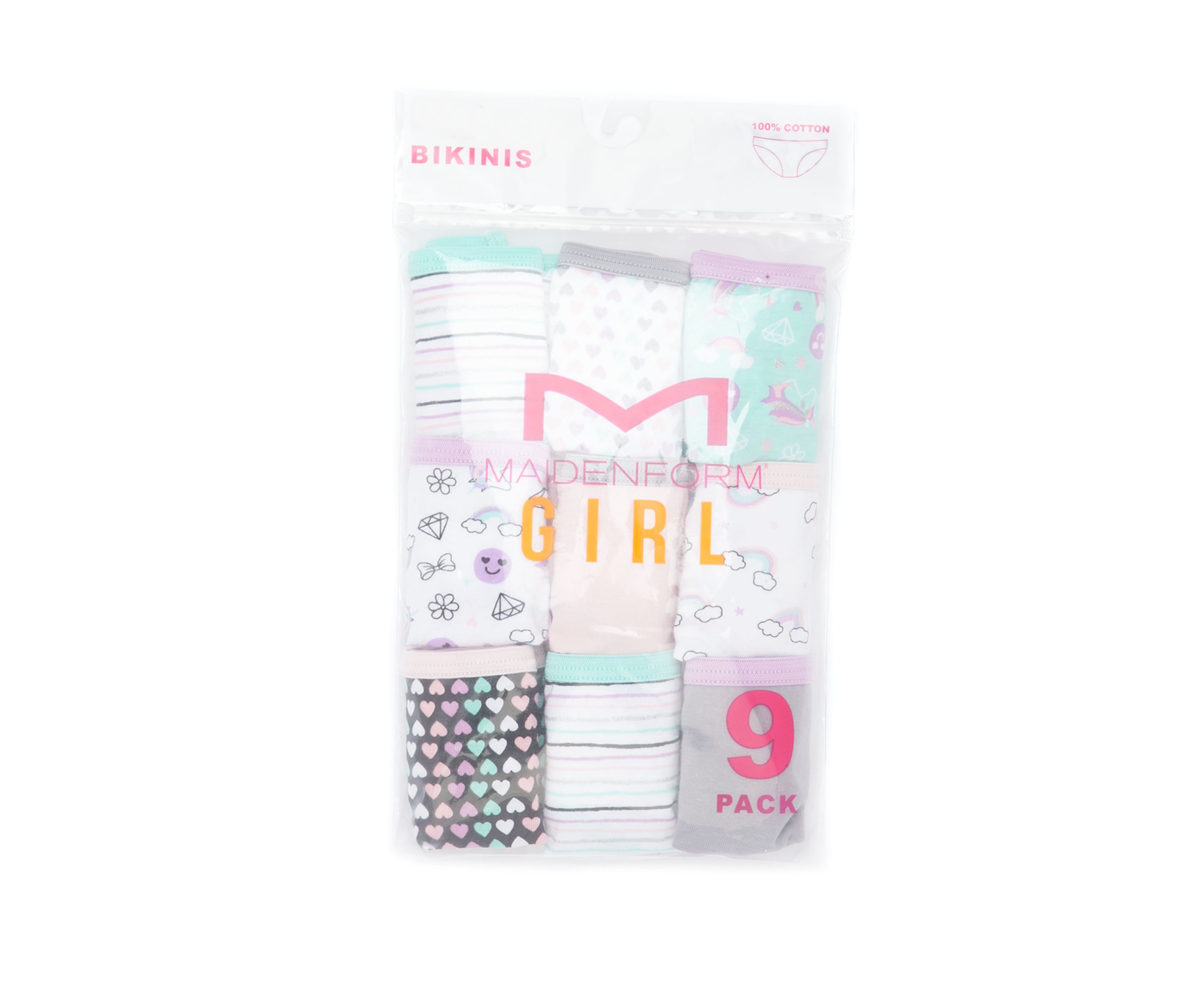 Girls 4-16 Bikini Underwear Set 