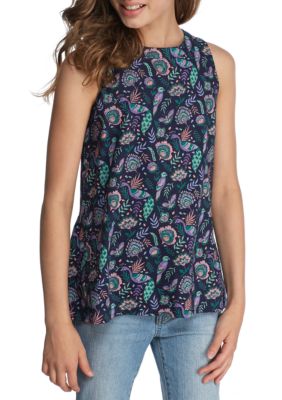 TRUE CRAFT Floral Printed Tank Girls 7-16 | belk