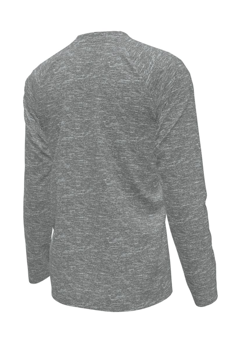 Boys 8-20 Heather Long Sleeve Hydroguard Swim Shirt