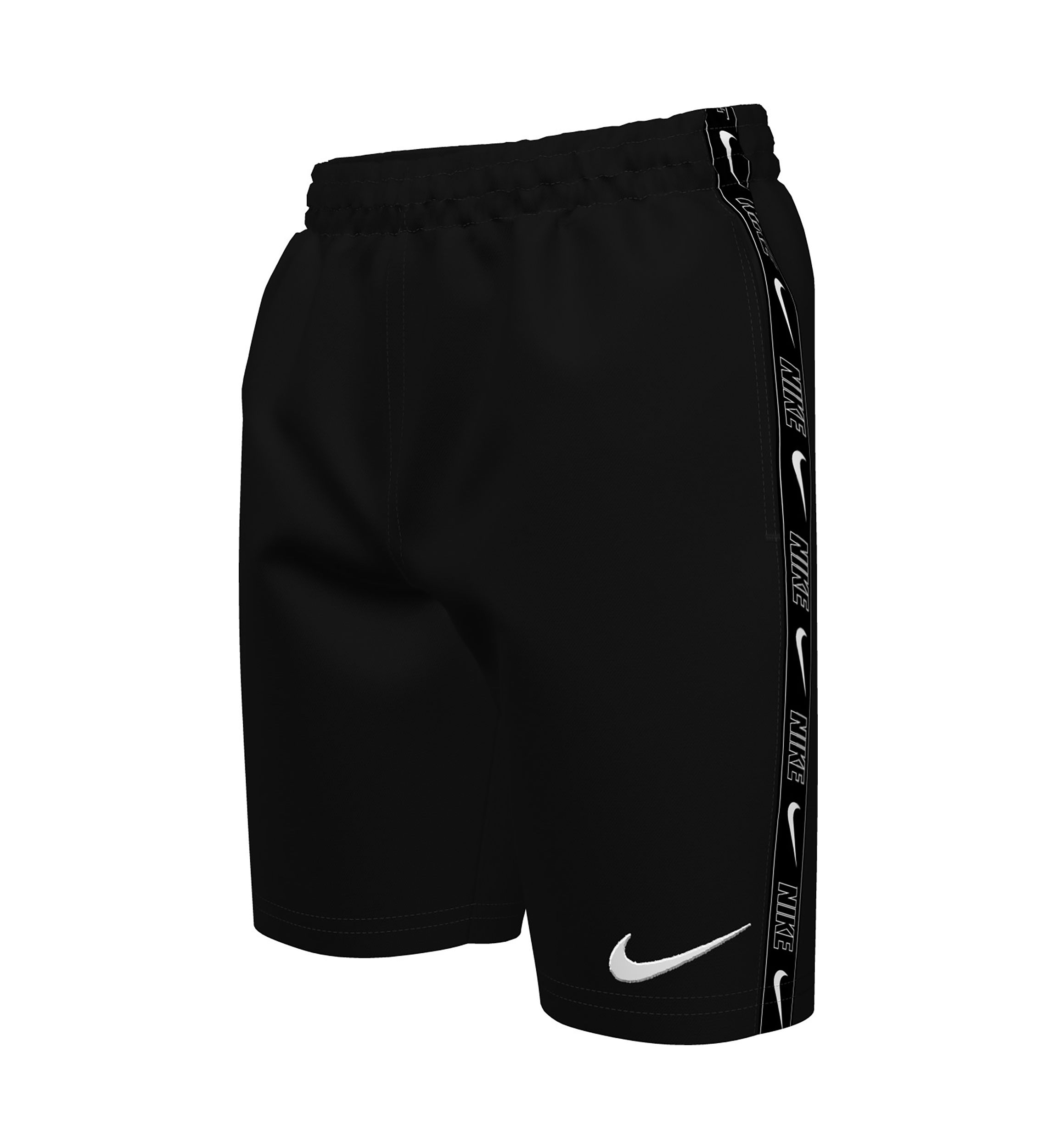Boys 8-20 Logo Tape 7" Volley Swim Shorts