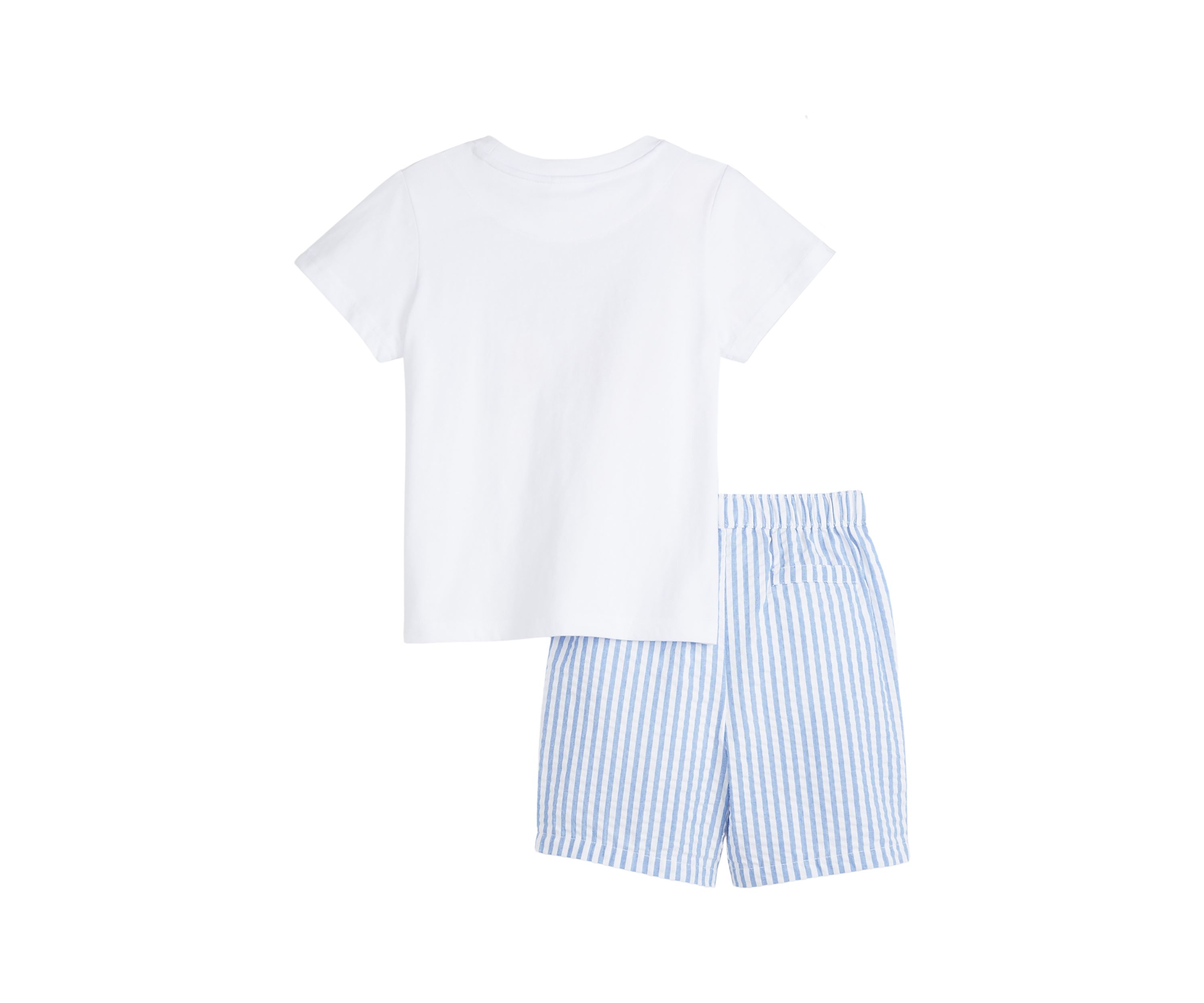 Boys 4-7 Truck Graphic T-Shirt and Striped Shorts Set