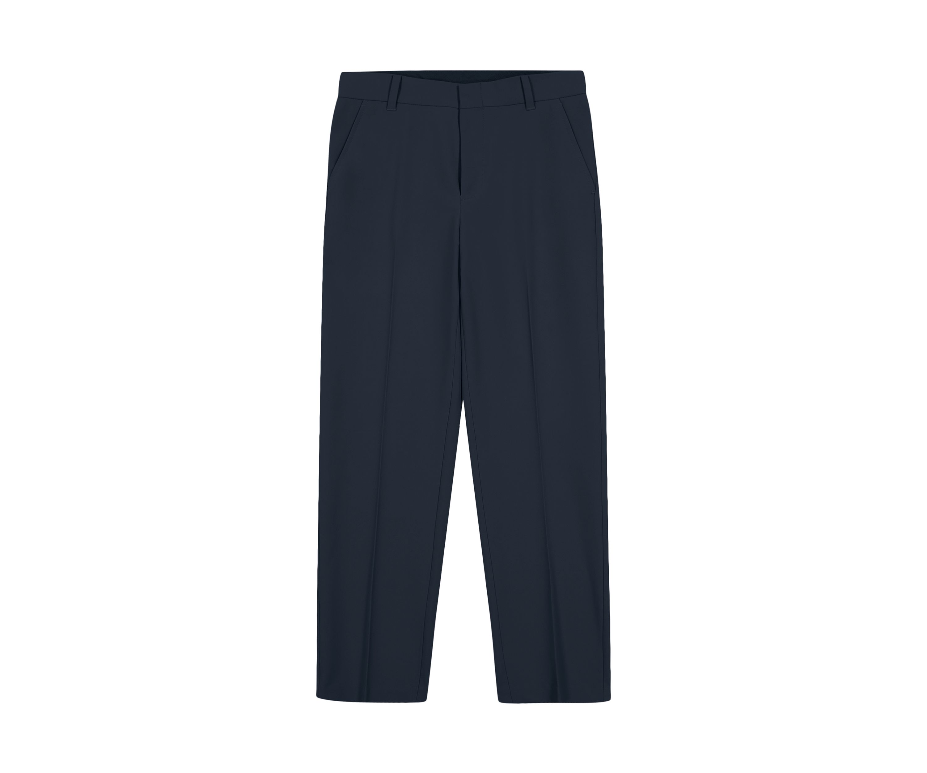 Boys 8-20 Flat Front Husky Stretch Solid Performance Pants