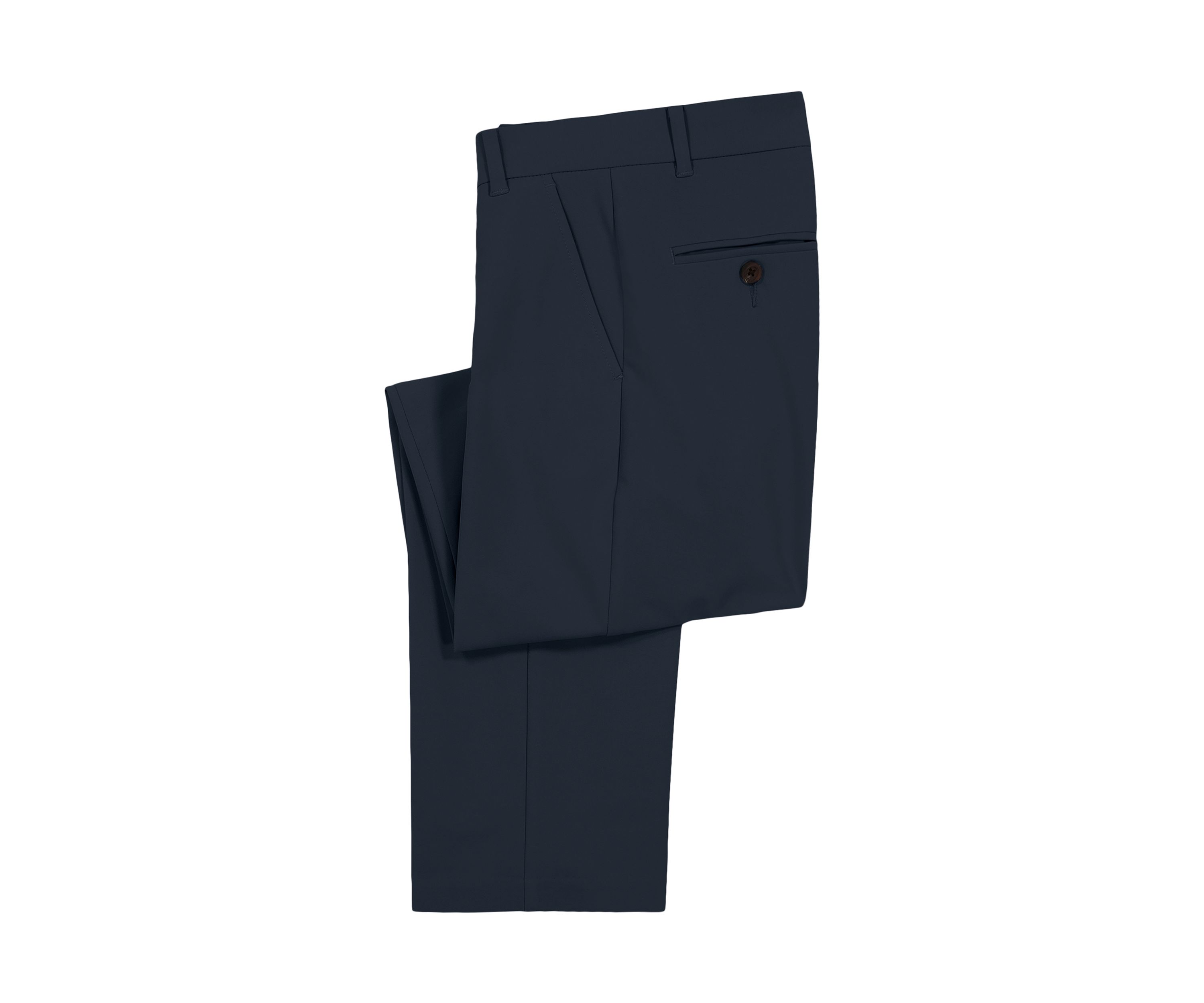Boys 8-20 Flat Front Husky Stretch Solid Performance Pants