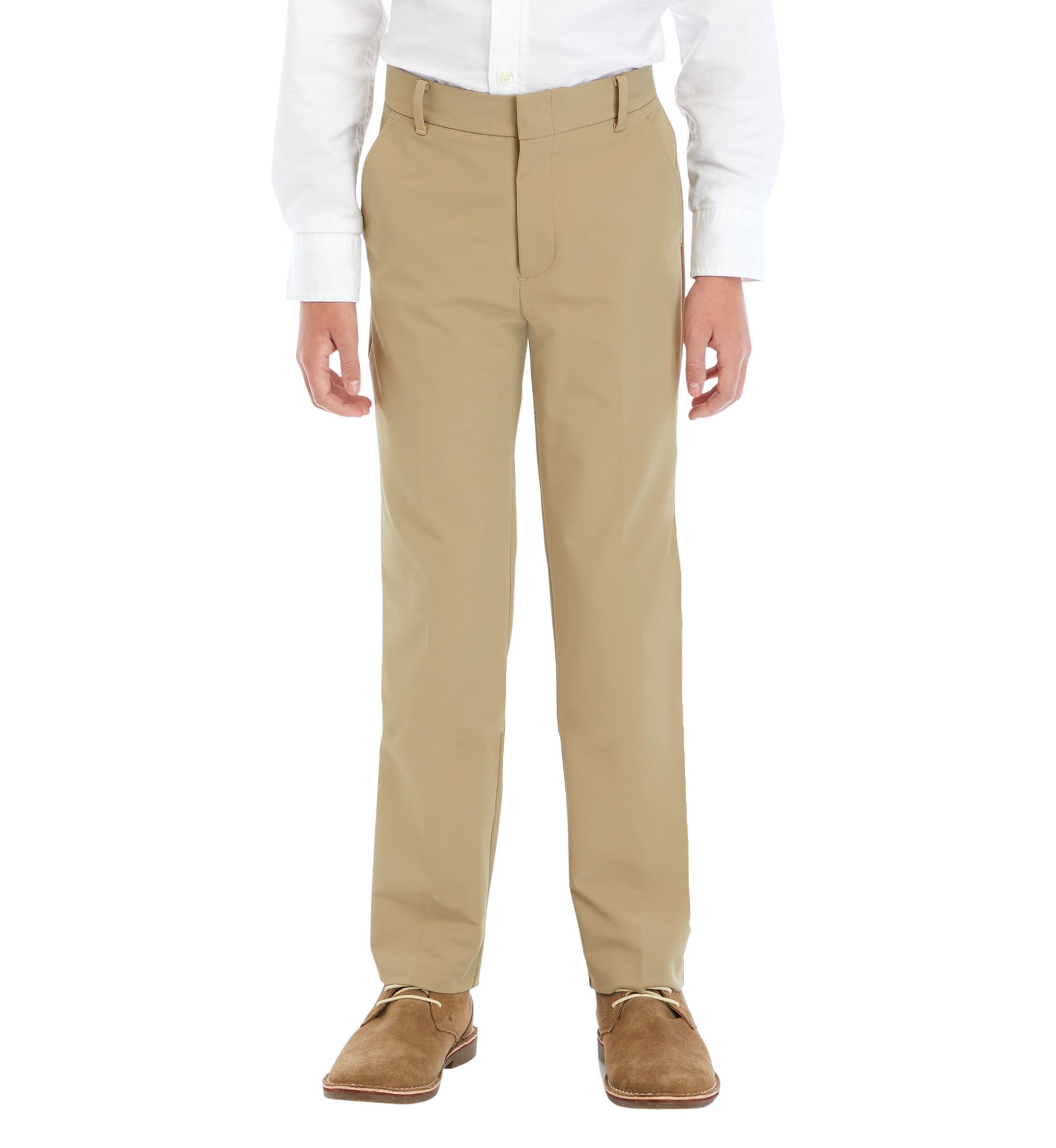 Boys 8-20 Flat Front Performance Pants