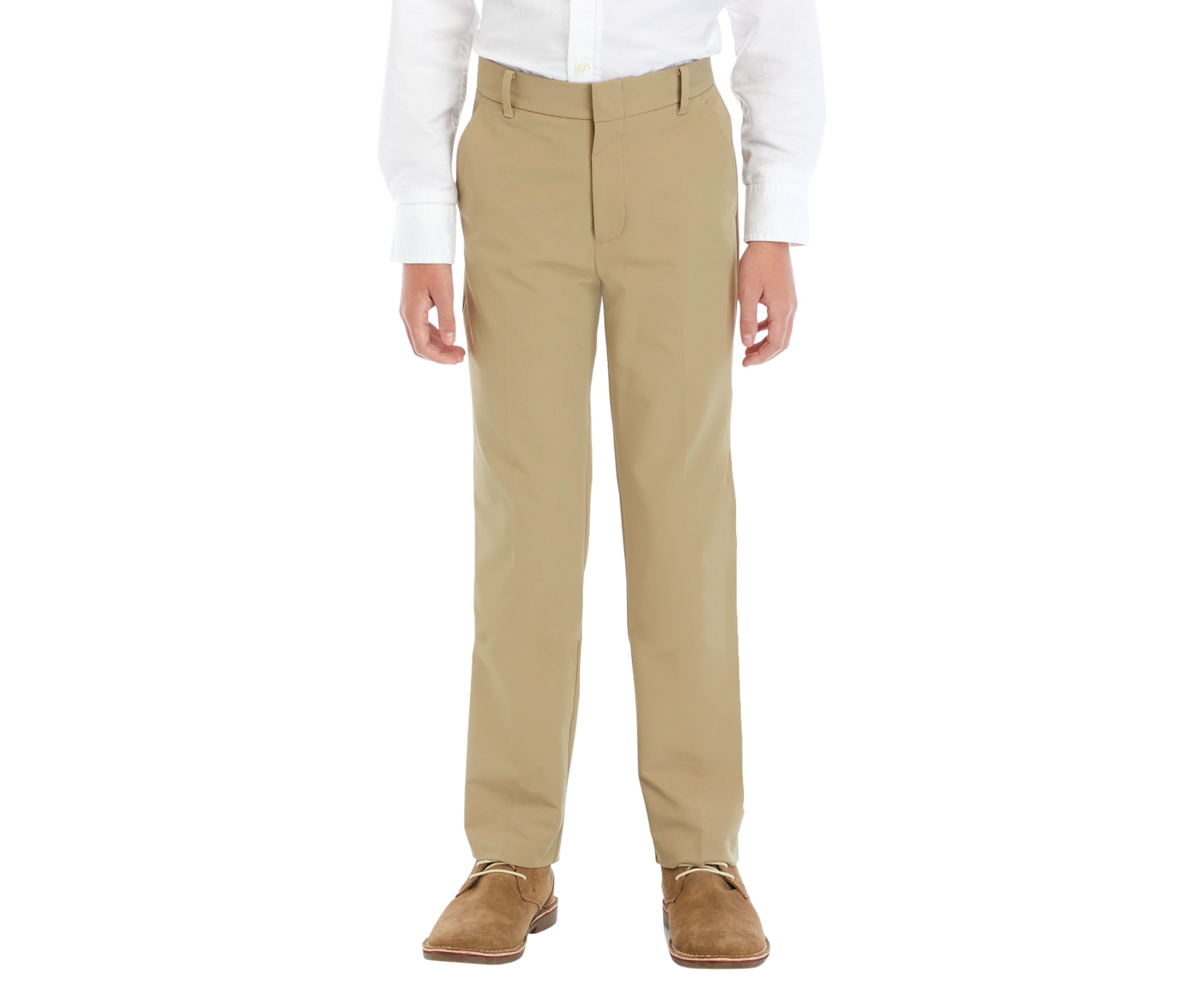Boys 8-20 Flat Front Performance Pants