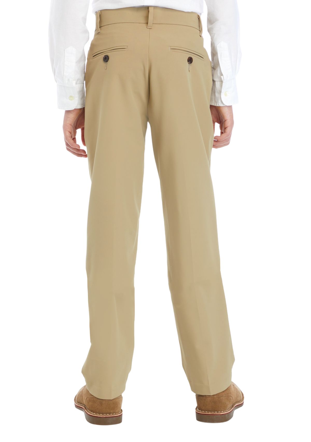 Boys 8-20 Flat Front Performance Pants