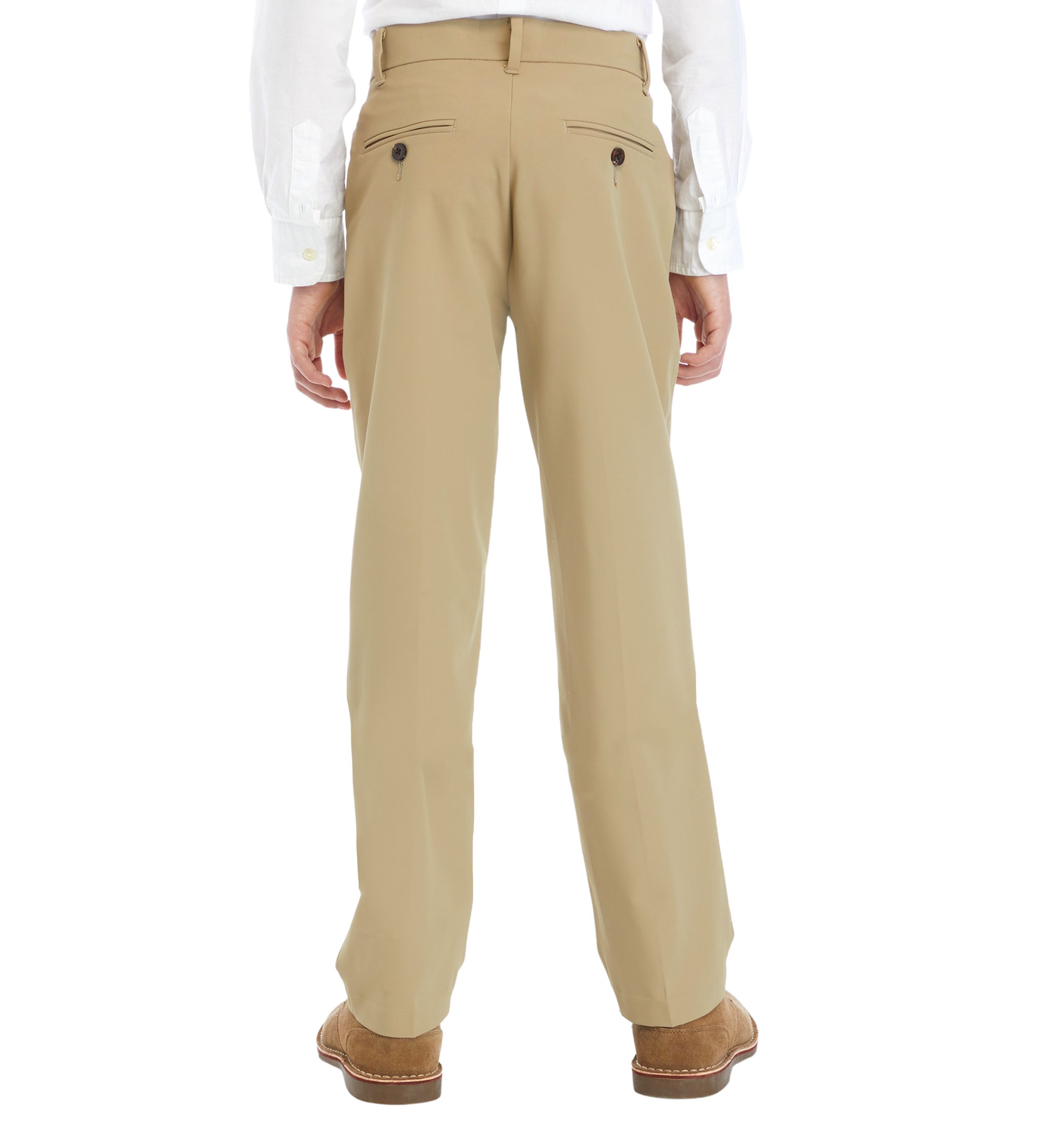 Boys 8-20 Flat Front Performance Pants