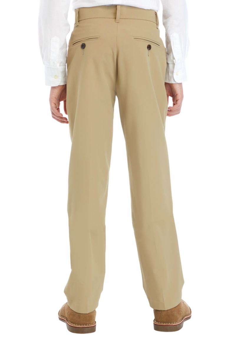 Boys 8-20 Flat Front Performance Pants