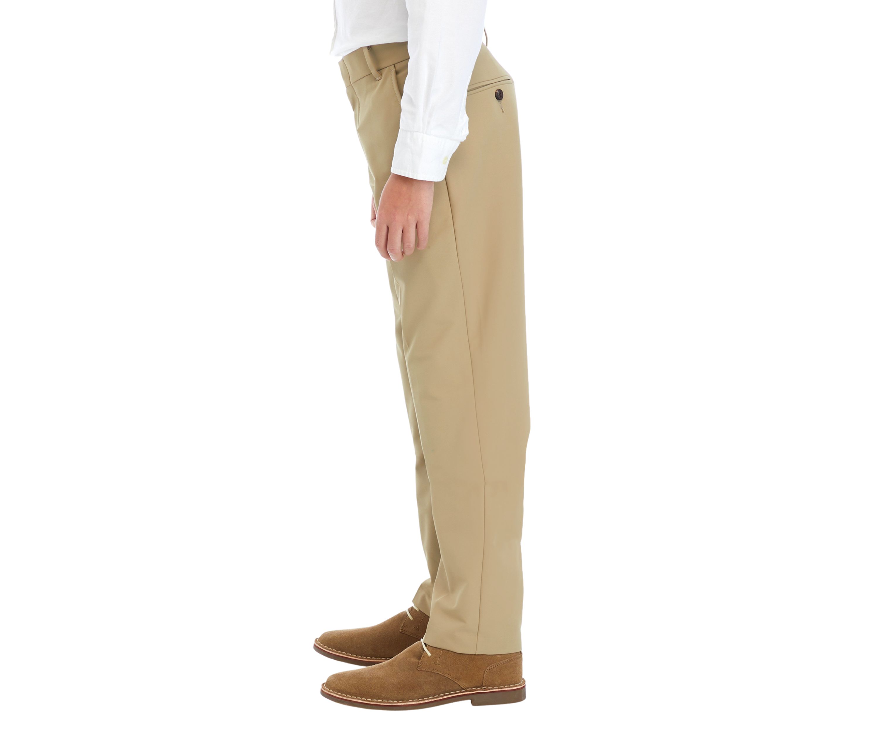 Boys 8-20 Flat Front Performance Pants
