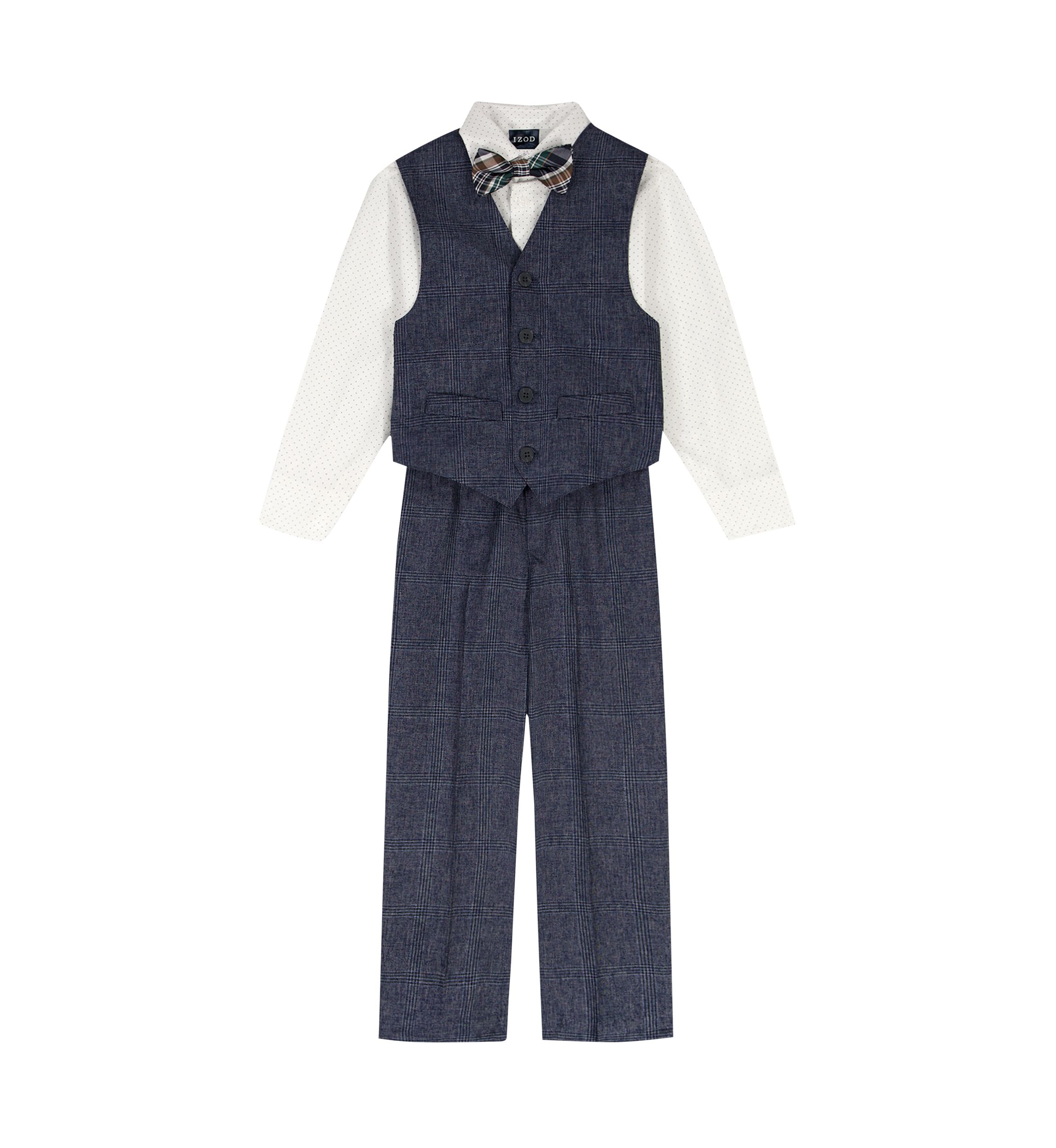 Boys 4-7 Vest Set with Bow Tie 