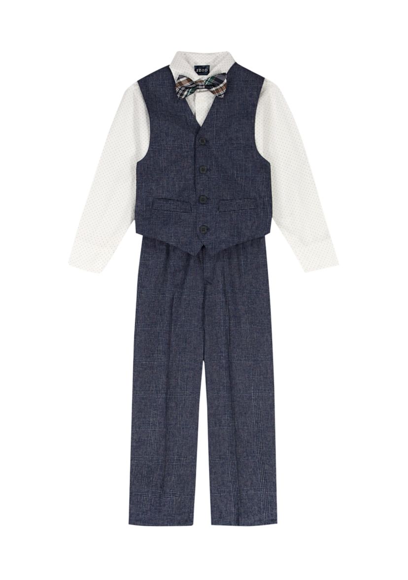 Boys 4-7 Vest Set with Bow Tie 