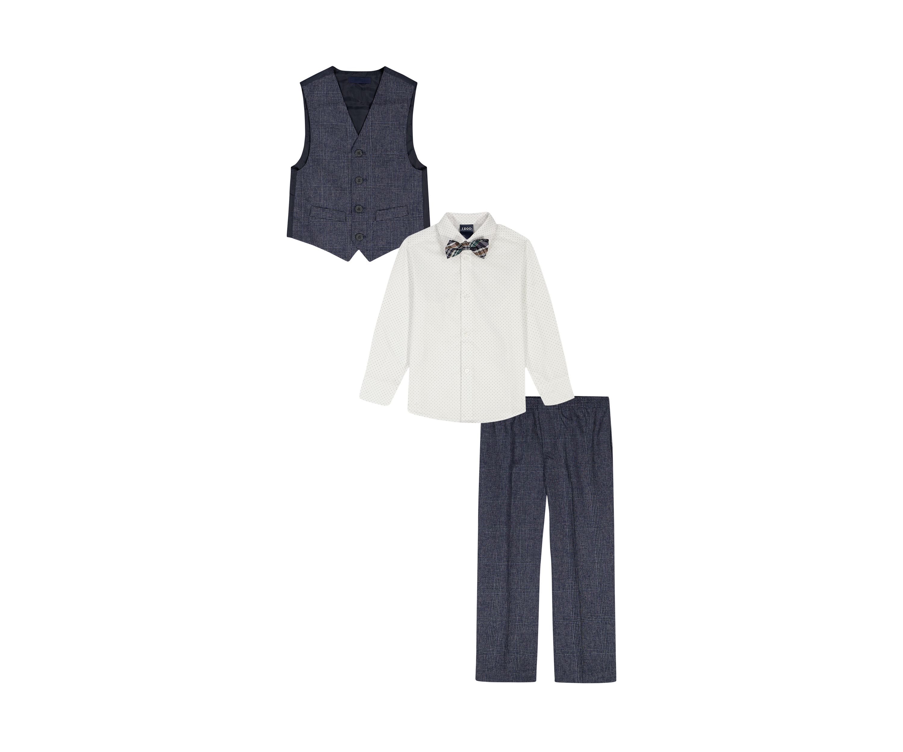 Boys 4-7 Vest Set with Bow Tie 