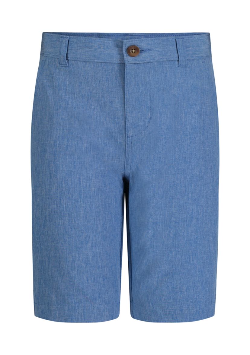 Boys 8-20 Stretch Heather Shorts