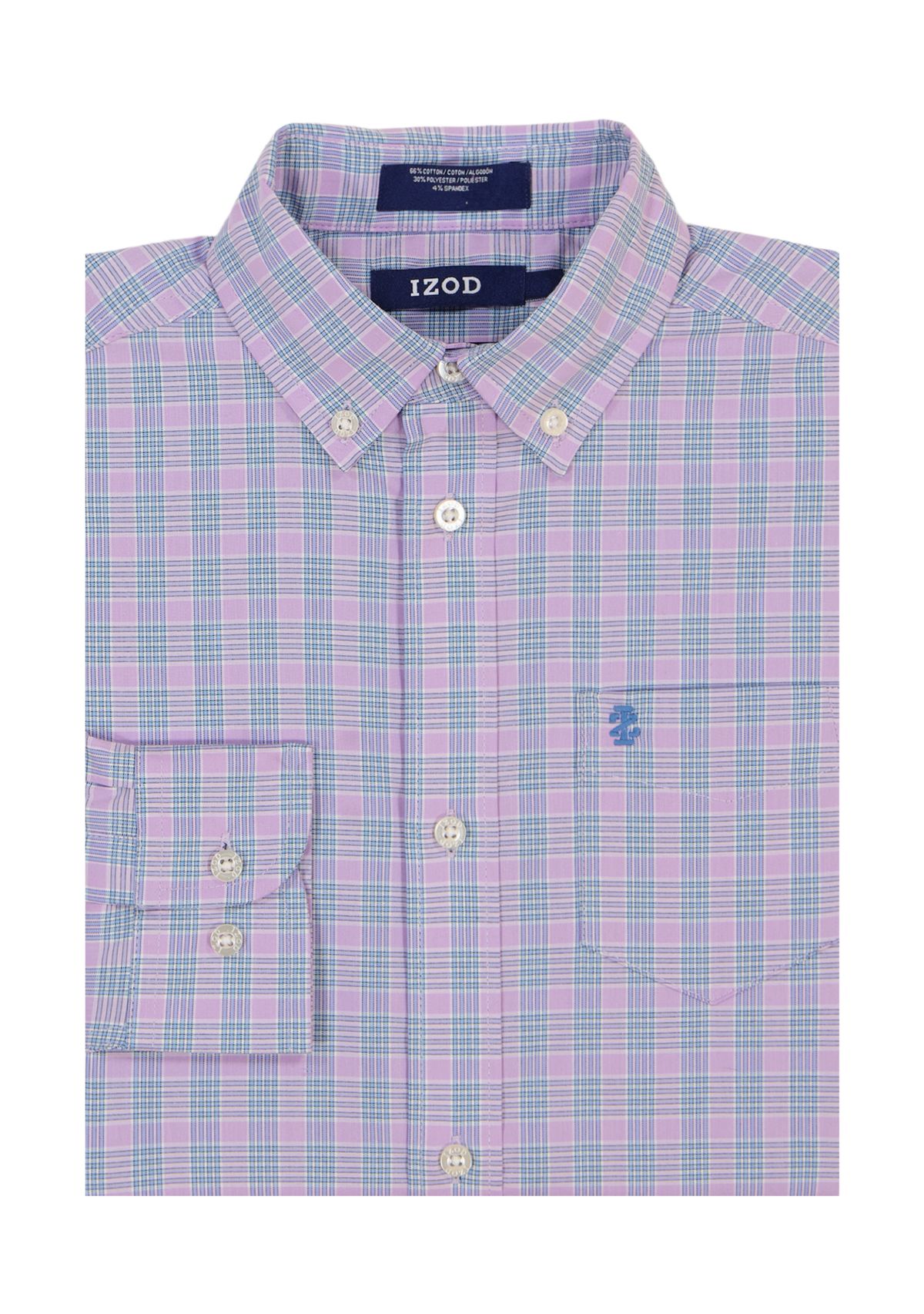 Boys 8-20 Long Sleeve Stretch Summer Breeze Plaid Shirt