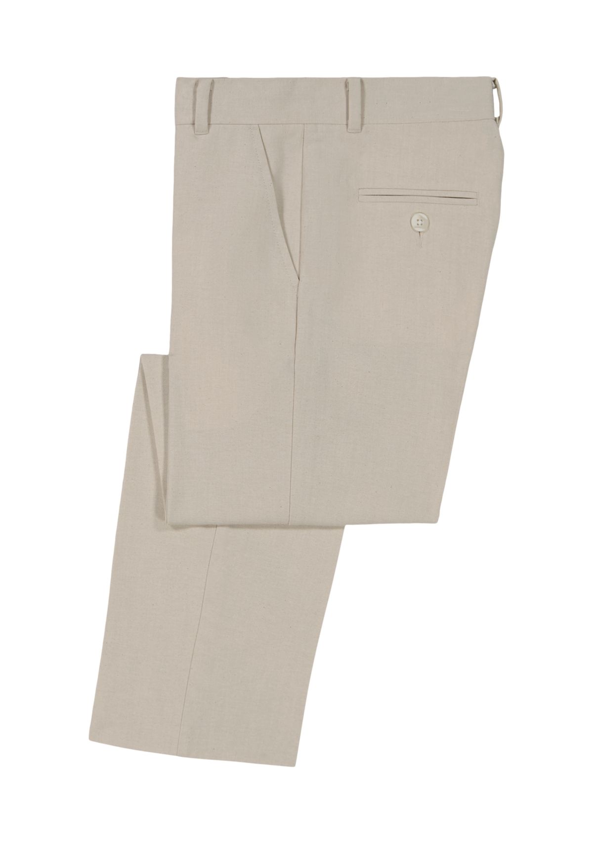 Boys 8-20 Natural Linen Look Pants