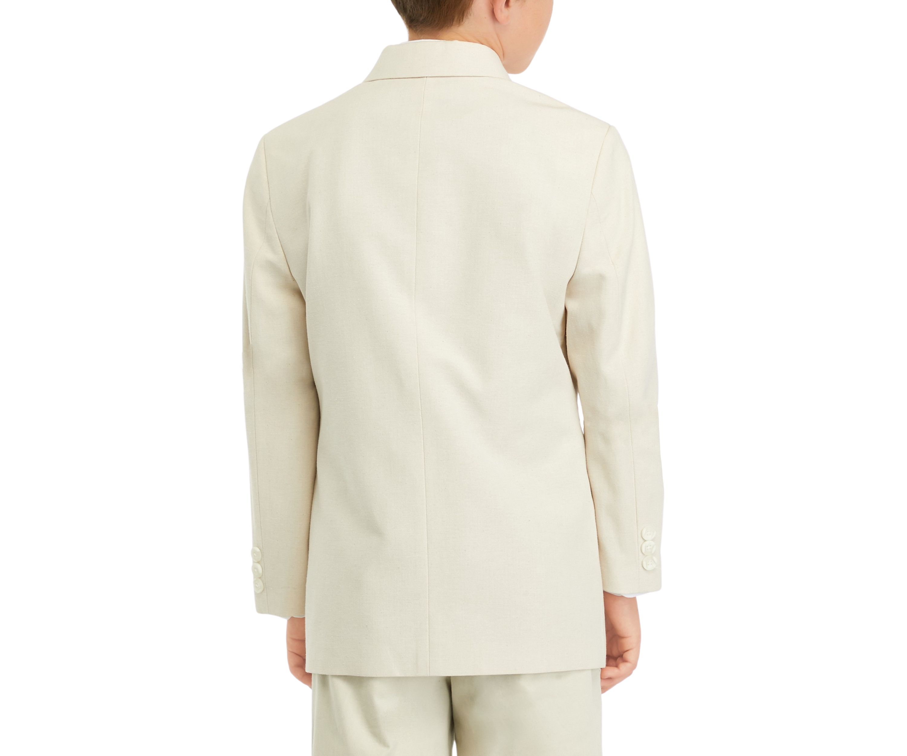 Boys 8-20 Natural Linen Look Jacket 