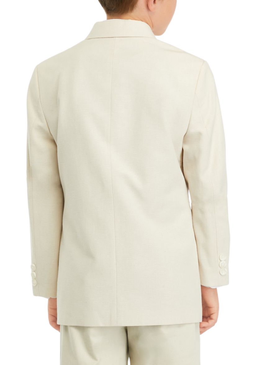Boys 8-20 Natural Linen Look Jacket 