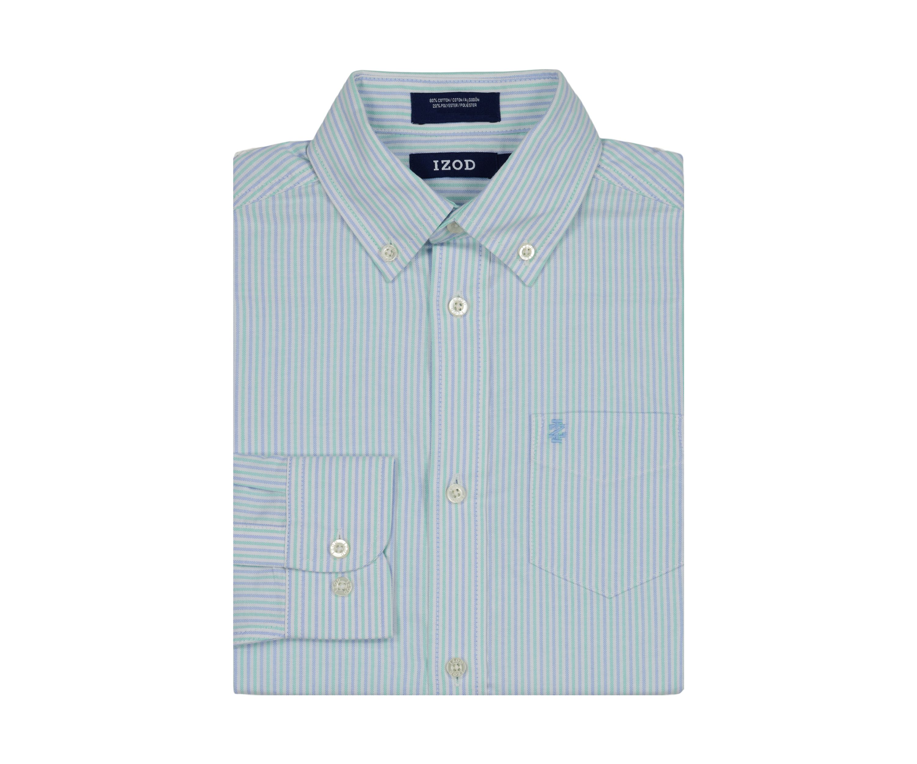 Boys 8-20 Long Sleeve Aruba Stripe Oxford Shirt