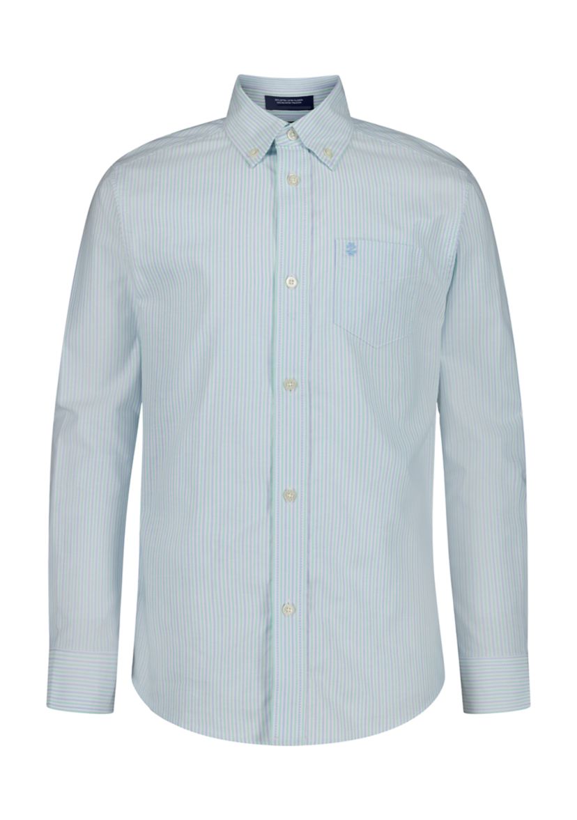 Boys 8-20 Long Sleeve Aruba Stripe Oxford Shirt