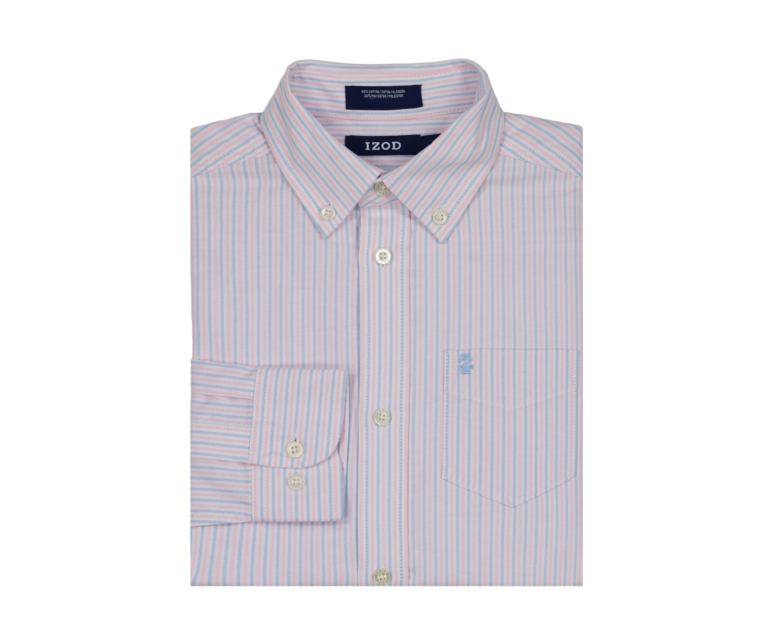 Boys 8-20 Long Sleeve Aruba Stripe Oxford Shirt