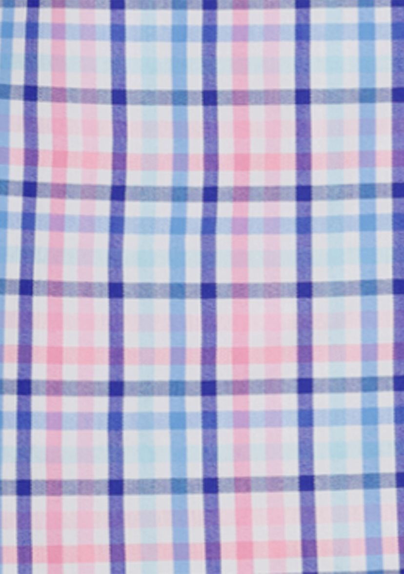 Boys 8-20 Long Sleeve Stretch Pismo Plaid Shirt & Bow Tie