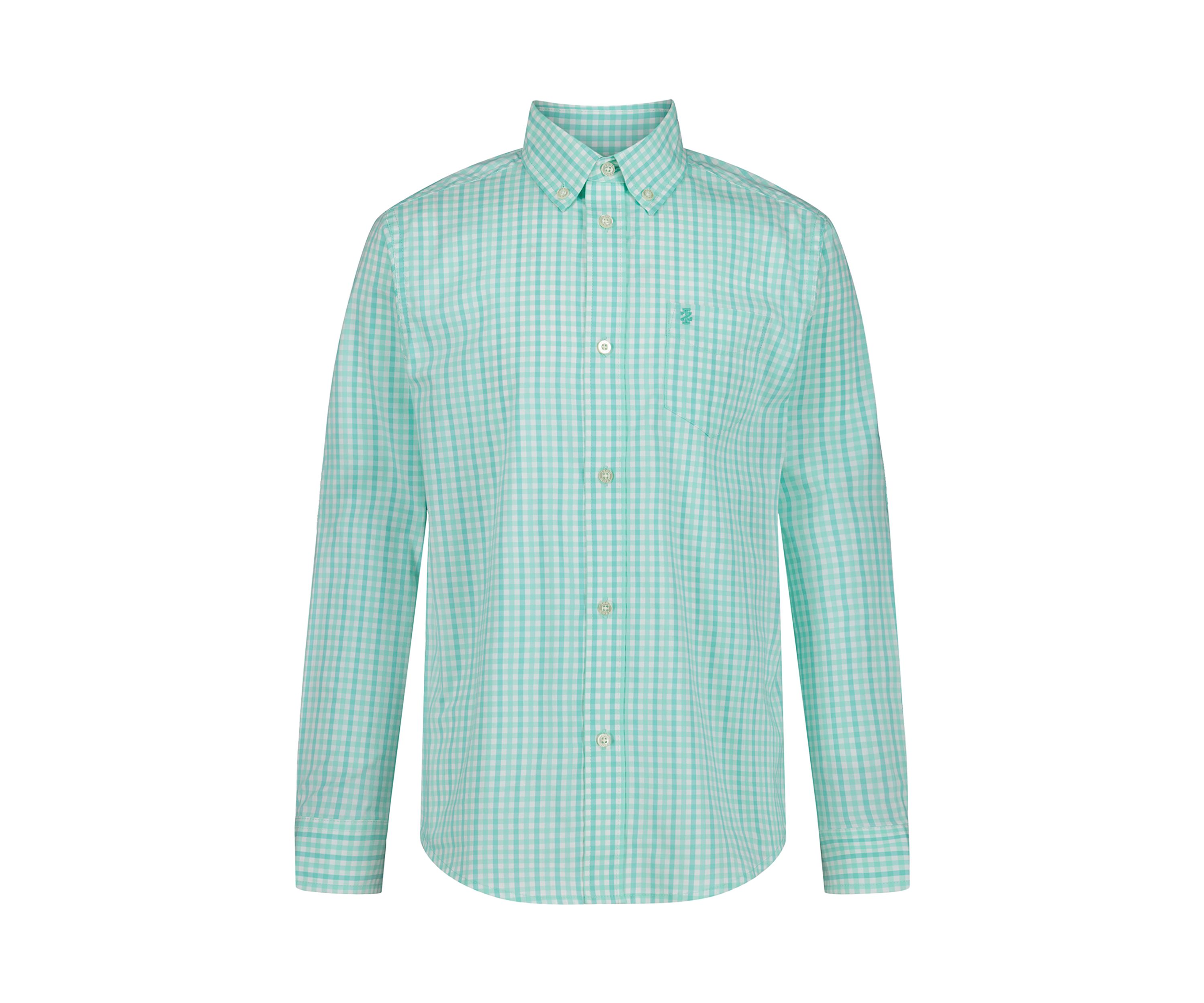 Boys 8-20 Long Sleeve Stretch La Jolla Plaid Shirt