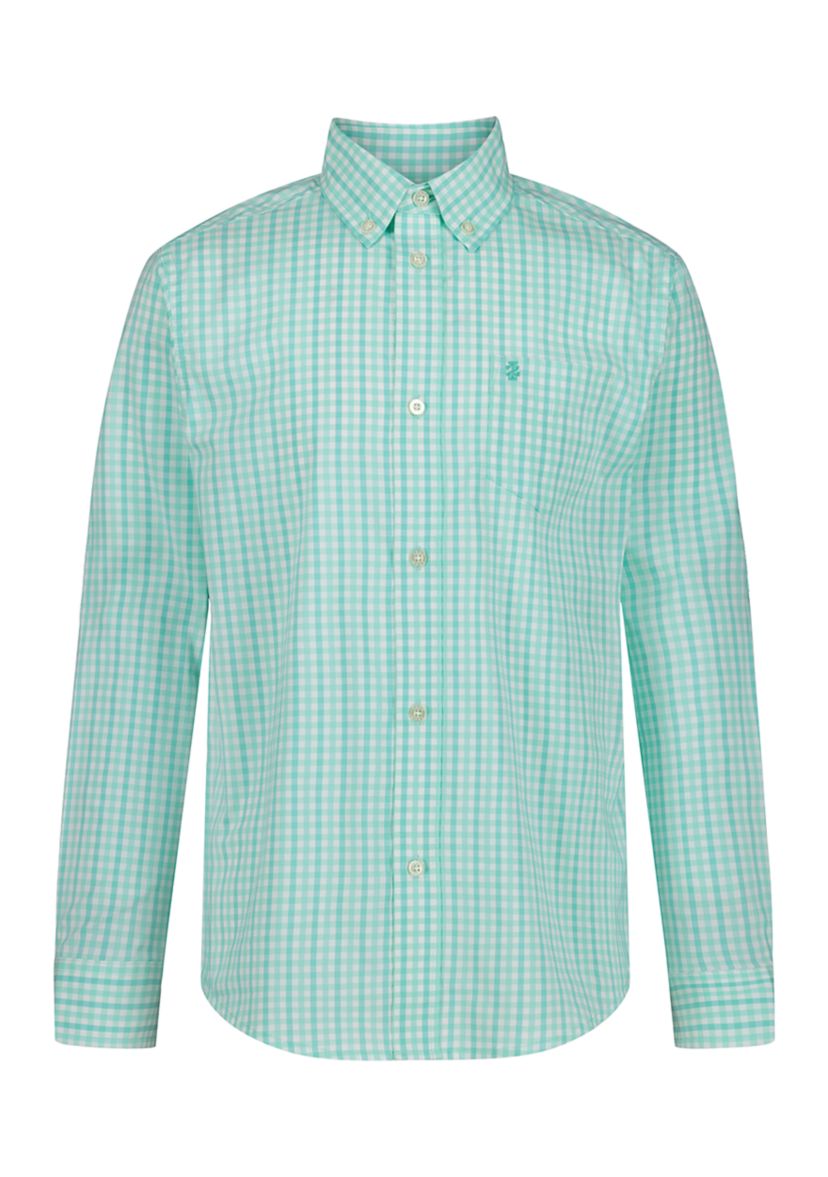 Boys 8-20 Long Sleeve Stretch La Jolla Plaid Shirt