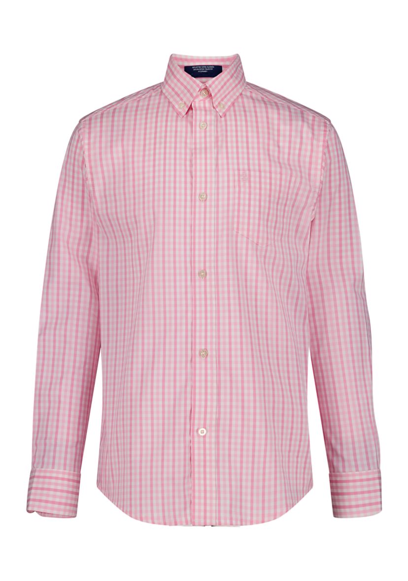 Boys 4-7 Long Sleeve Stretch La Jolla Gingham Shirt