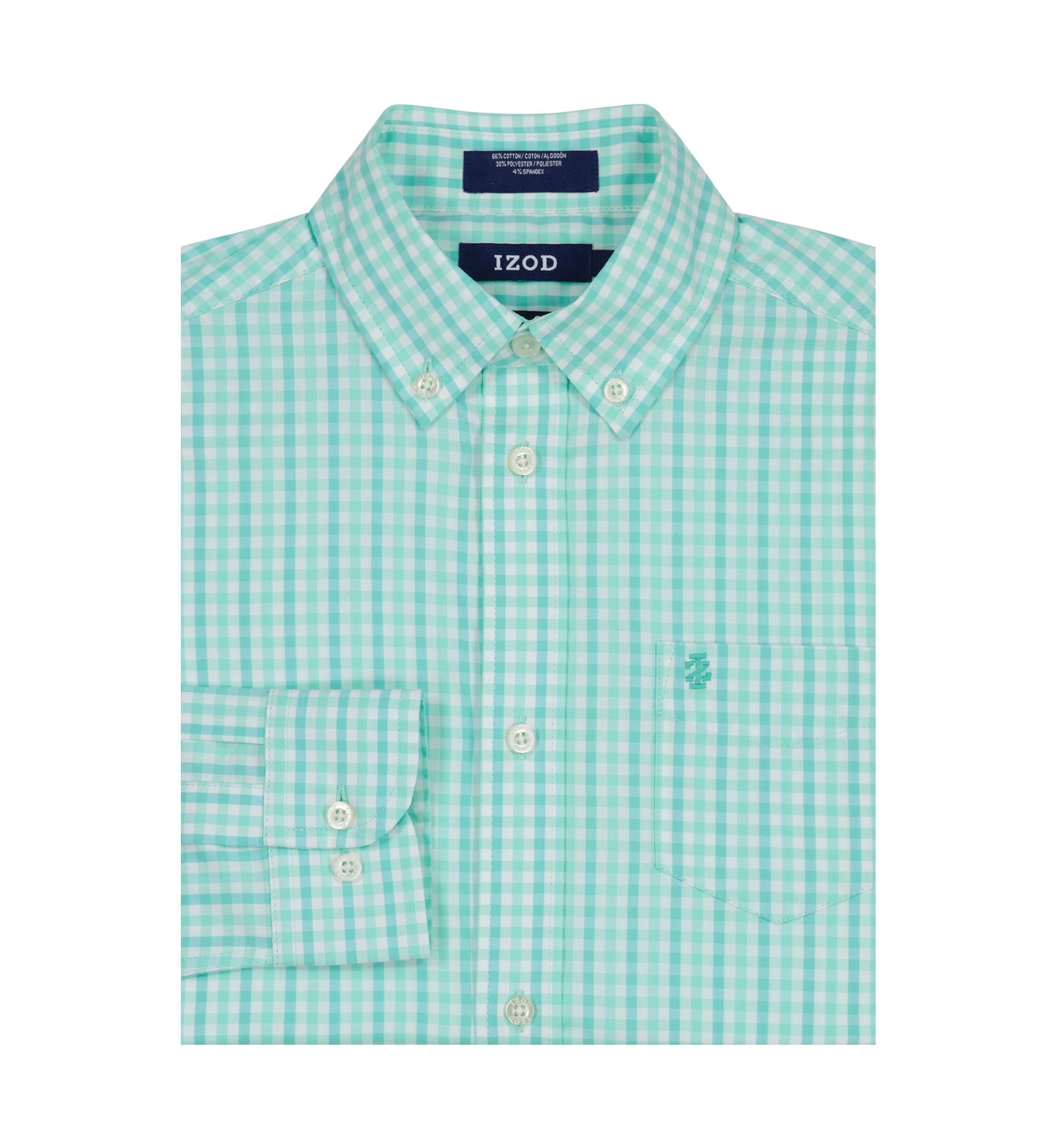 Boys 8-20 Long Sleeve Stretch La Jolla Gingham Shirt