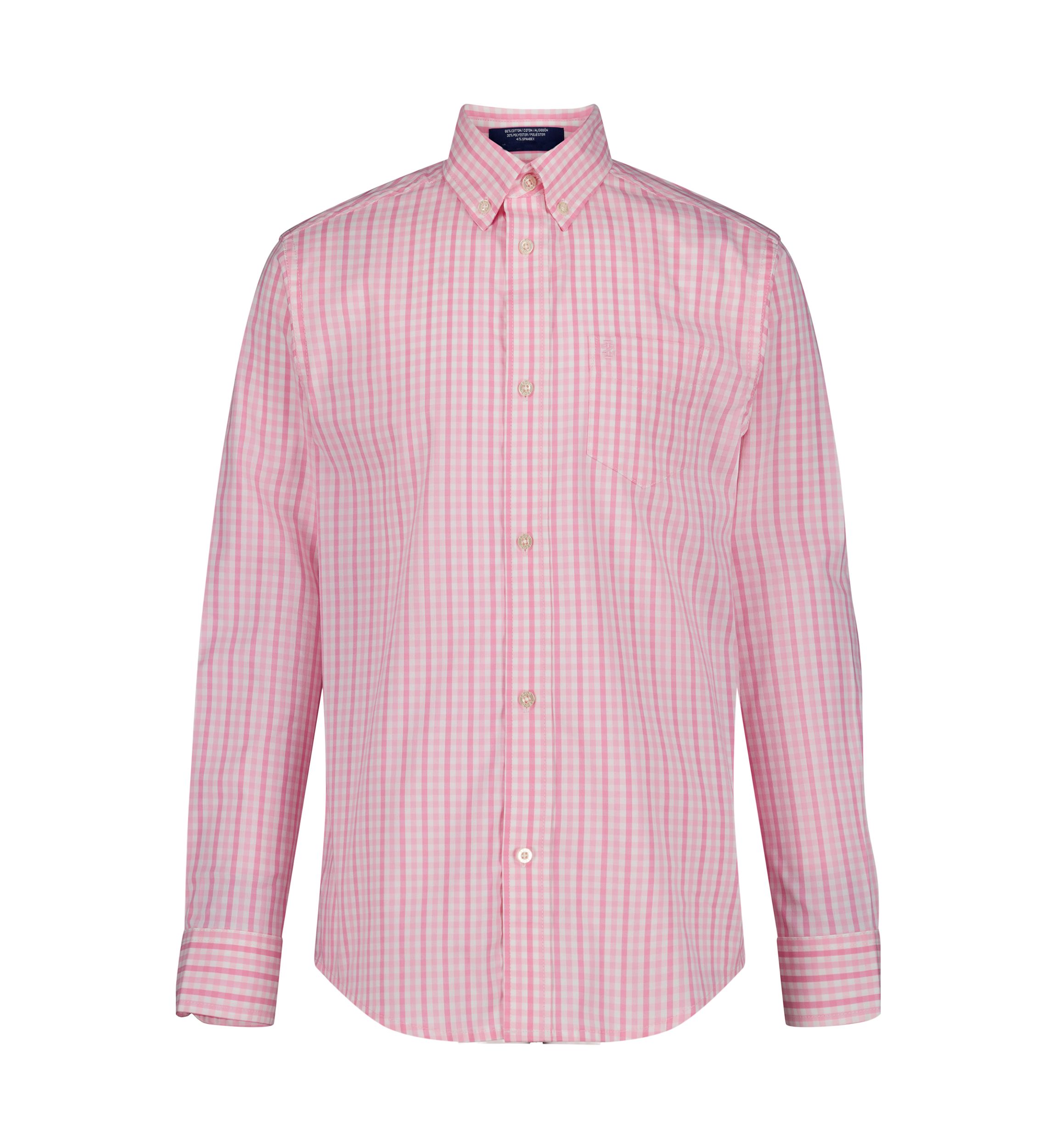 Boys 8-20 Long Sleeve Stretch La Jolla Gingham Shirt