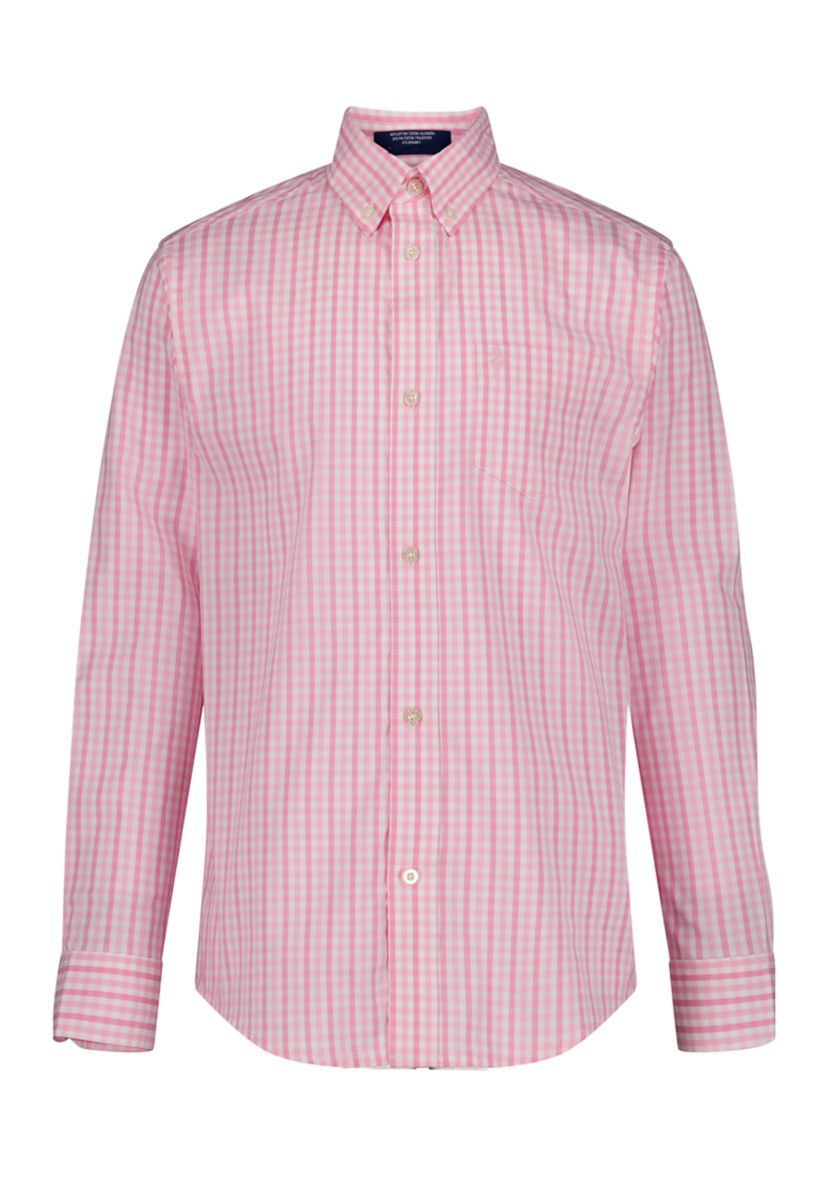 Boys 8-20 Long Sleeve Stretch La Jolla Gingham Shirt
