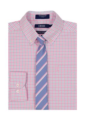 strapless open back dress Men's Slim Fit Pink Dress Shirt Size N3