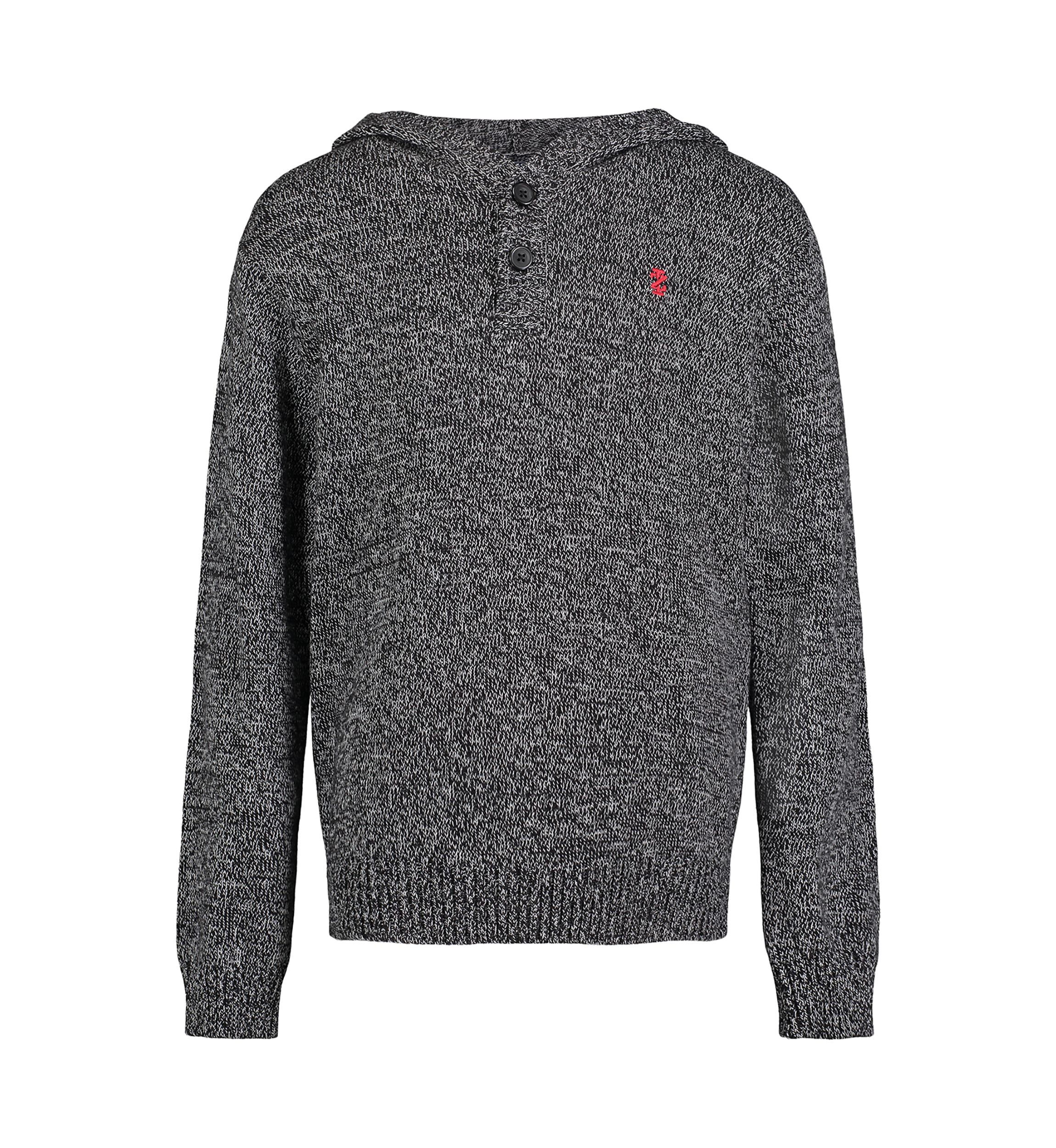 Boys 8-20 Hooded Marled Sweater