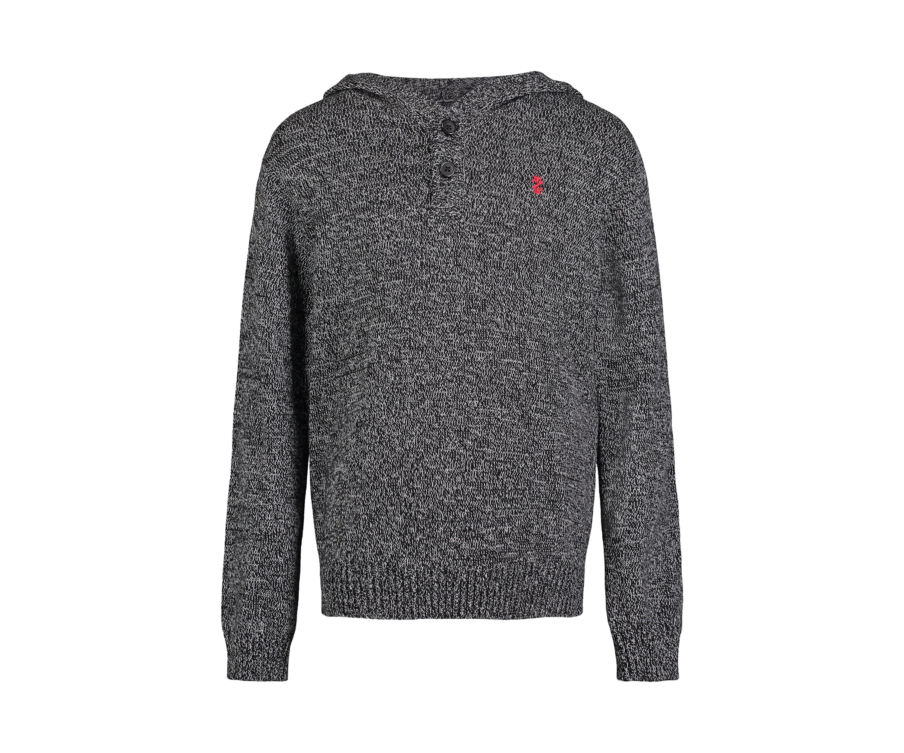 Boys 8-20 Hooded Marled Sweater
