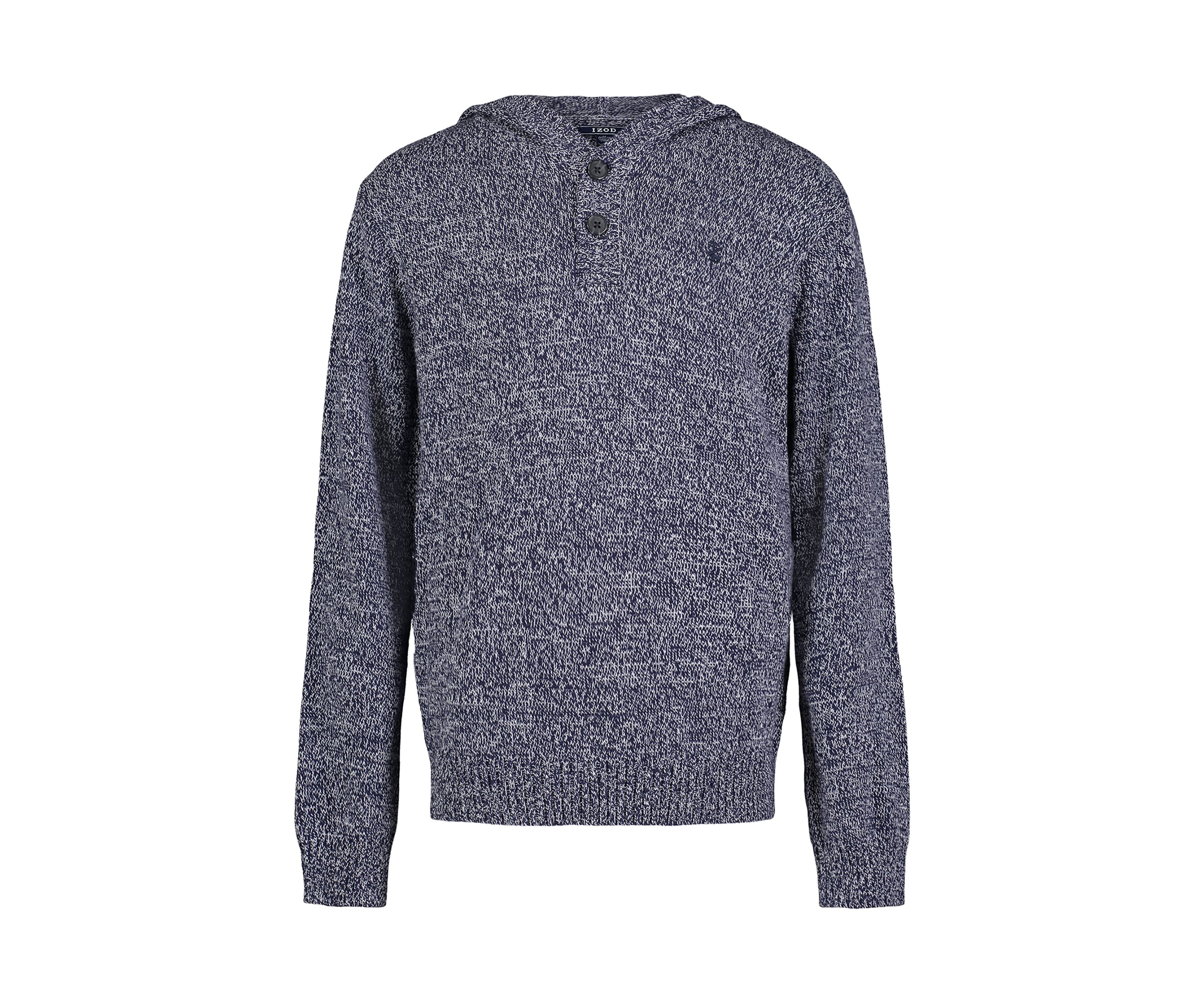Boys 8-20 Hooded Marled Sweater