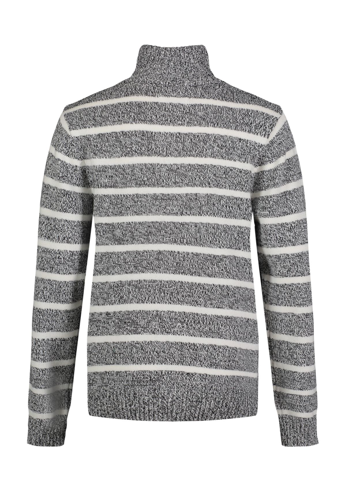 Boys 8-20 Marled Stripe 1/4 Button Sweater