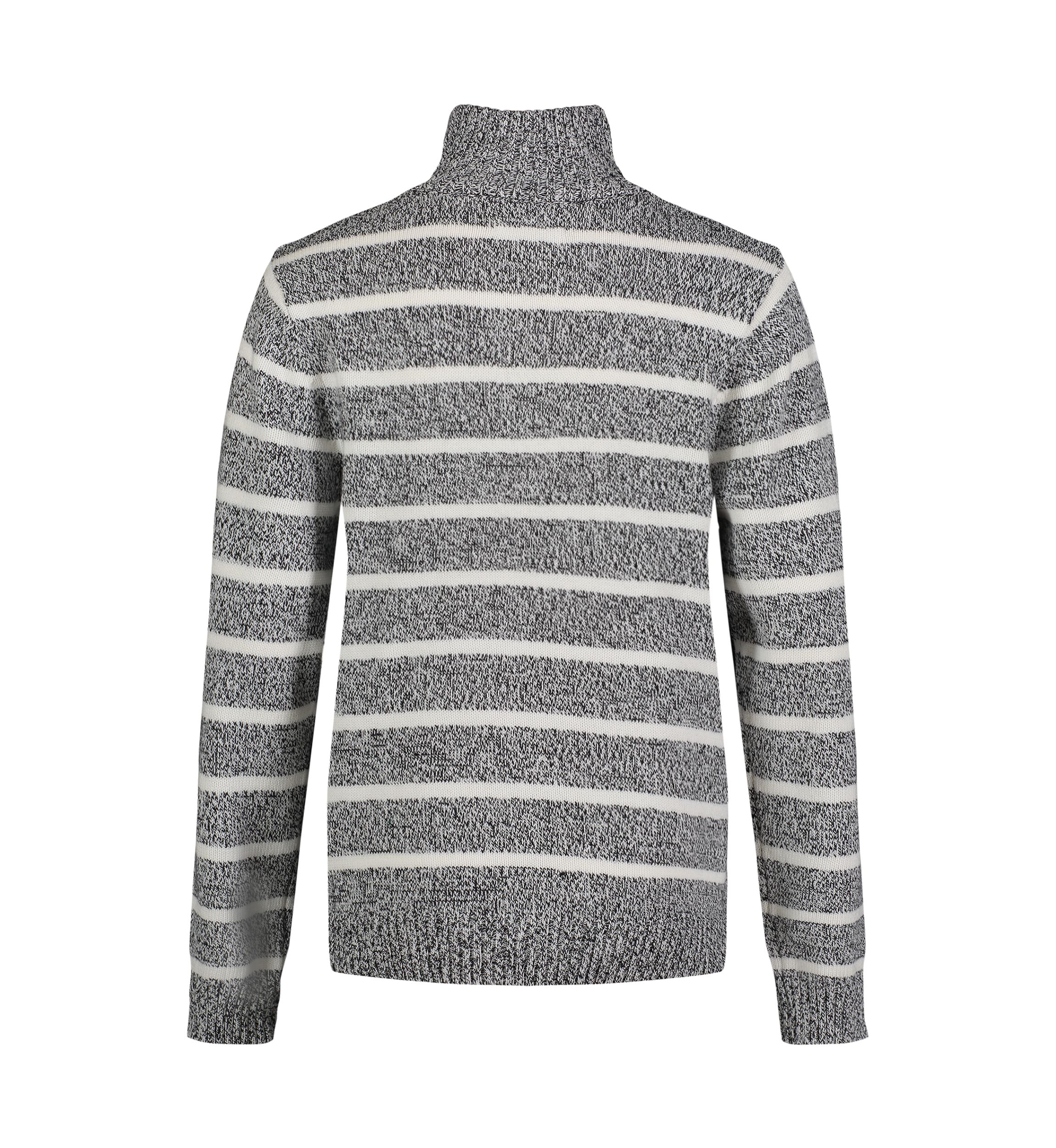 Boys 8-20 Marled Stripe 1/4 Button Sweater