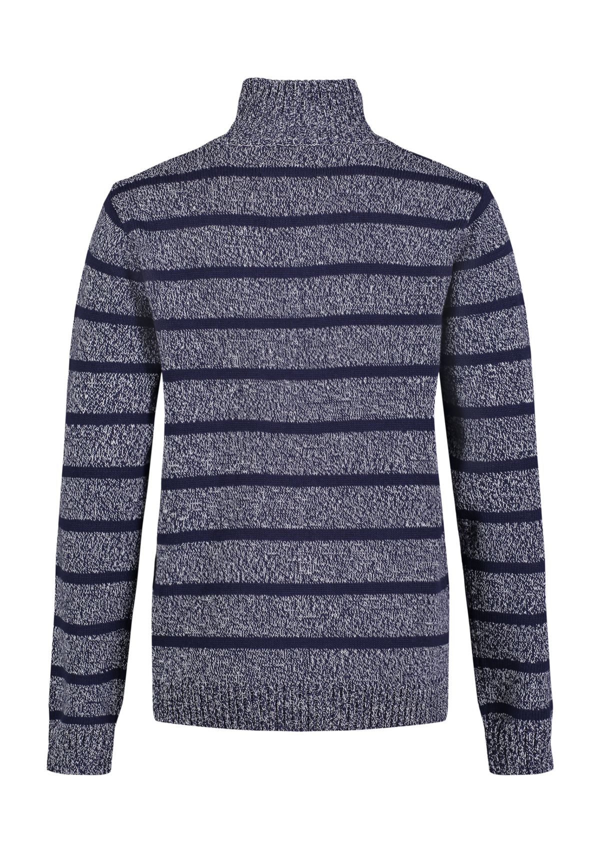 Boys 8-20 Marled Stripe 1/4 Button Sweater