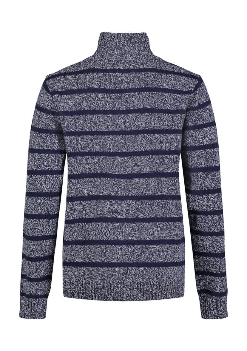 Boys 8-20 Marled Stripe 1/4 Button Sweater