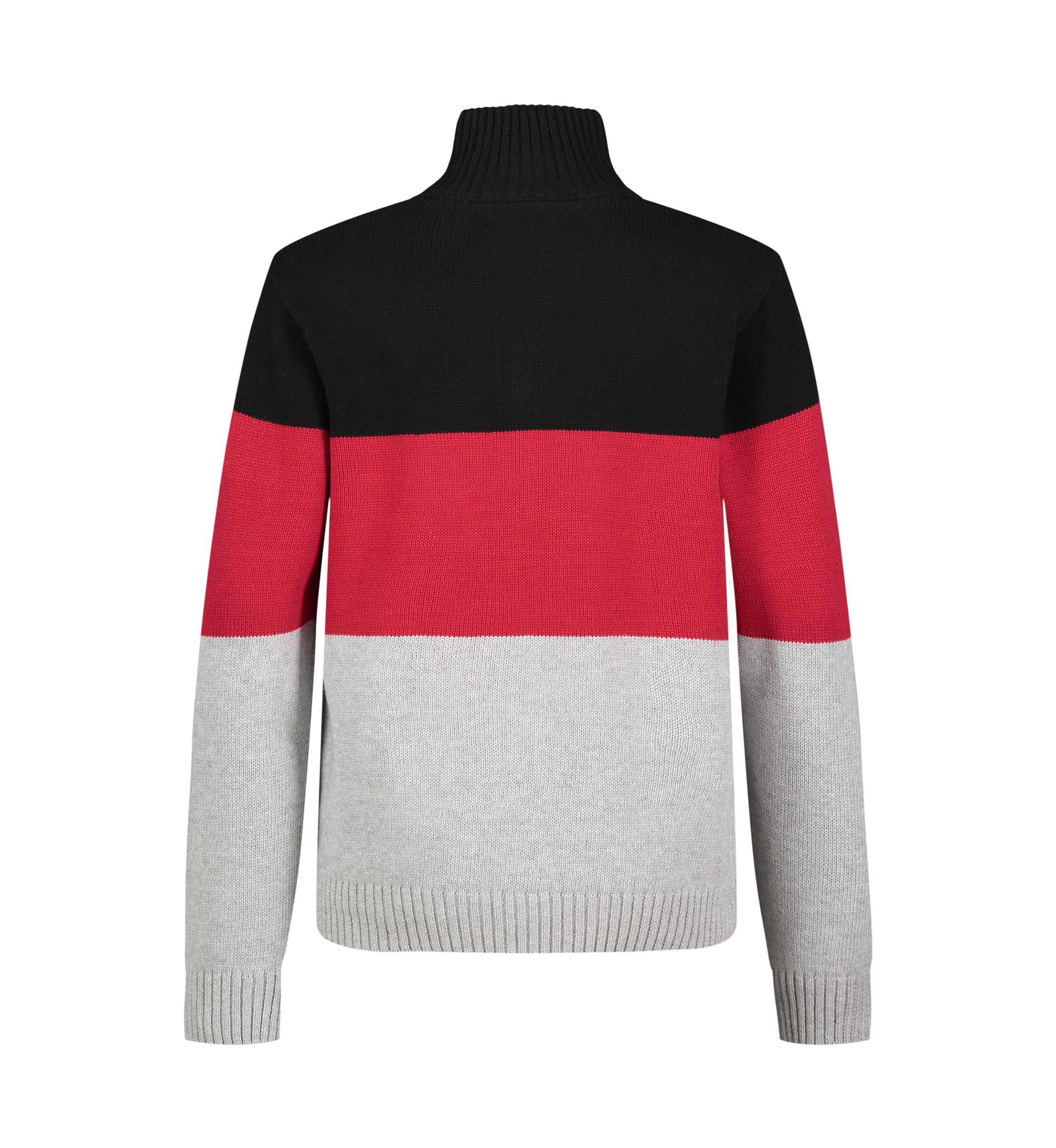 Boys 8-20 1/4 Zip Color Blocked Long Sleeve Sweater