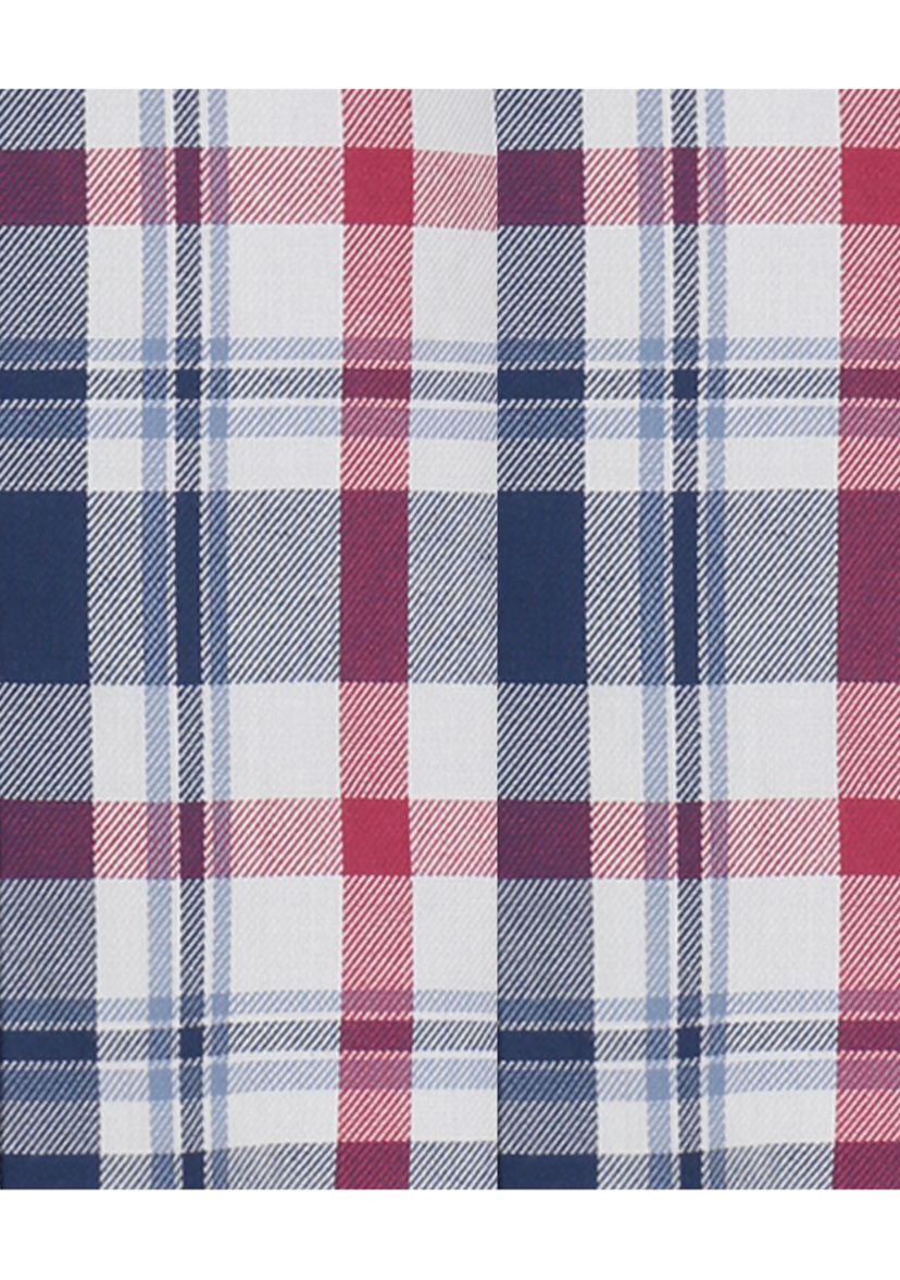 Boys 8-20 Long Sleeve Seneca Twill Plaid Button Up Stretch Shirt 