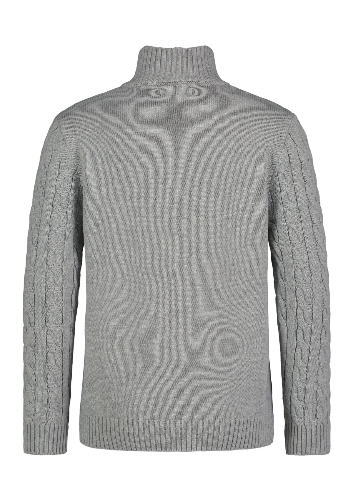 IZOD Boys 8-20 Solid Cable Knit 1/4 Zip Sweater | Belk