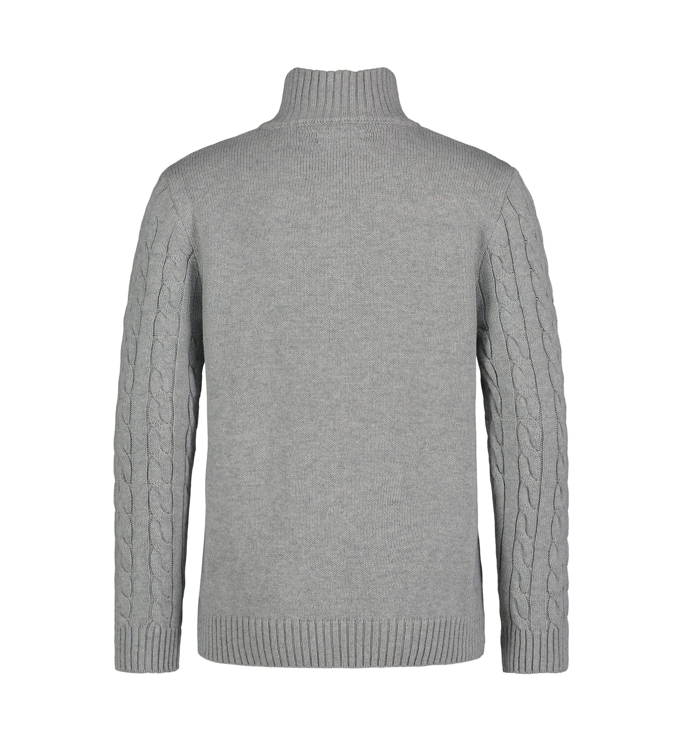 Boys 8-20 Solid Cable Knit 1/4 Zip Sweater