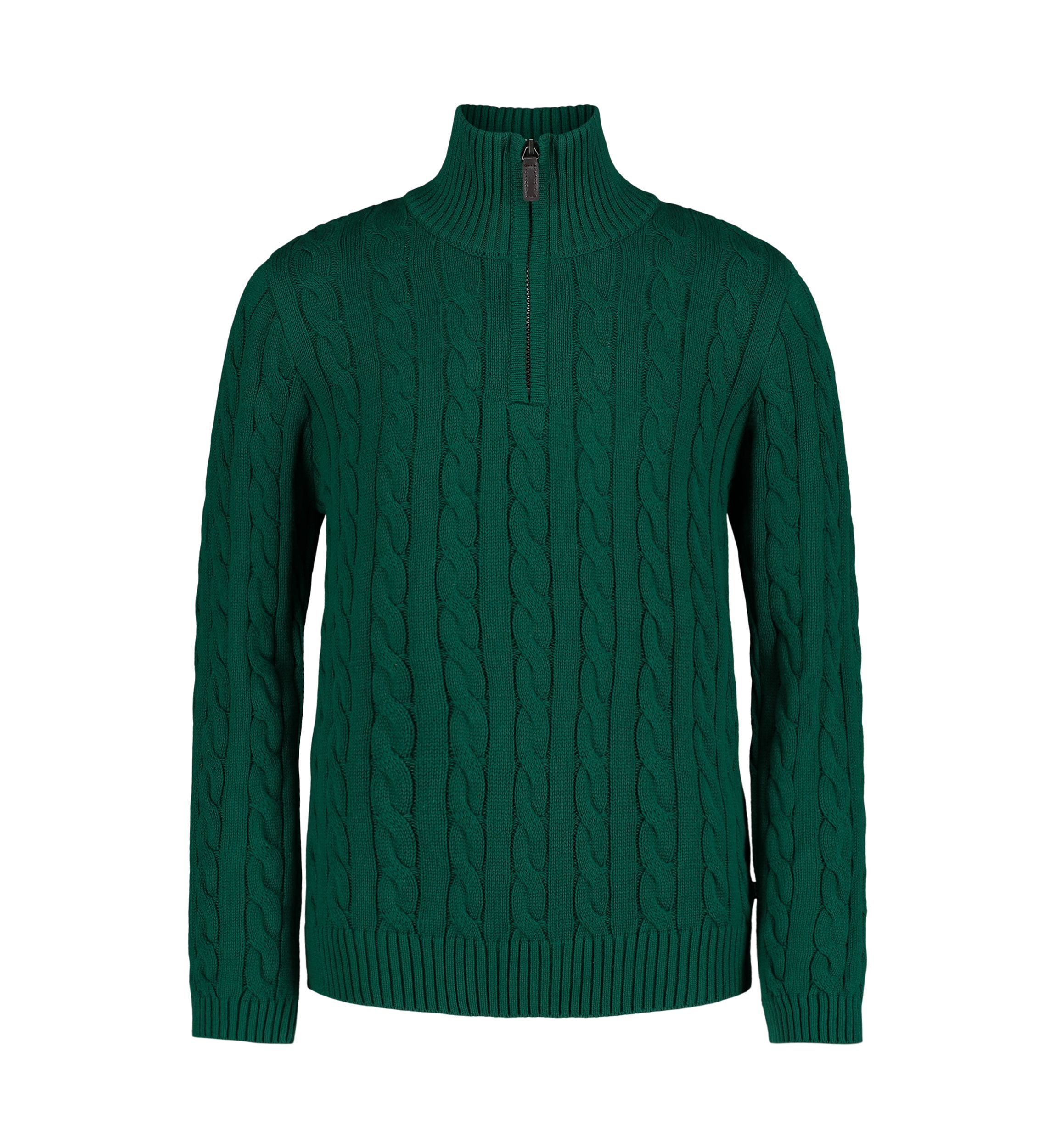 Boys 8-20 Solid Cable 1/4 Zip Sweater