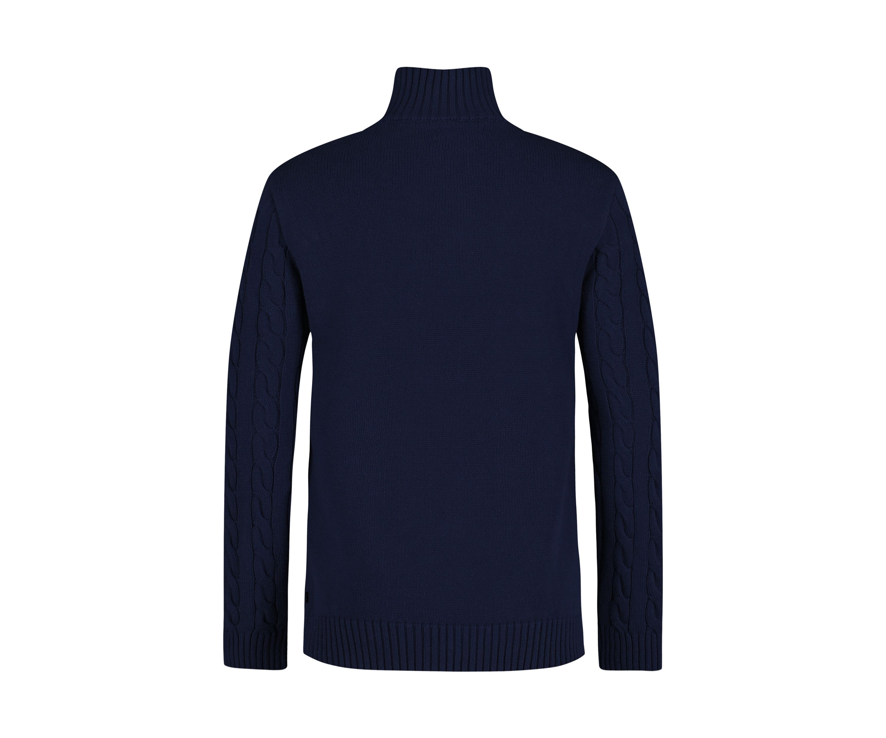 Boys 8-20 Solid Cable Quarter Zip Sweater