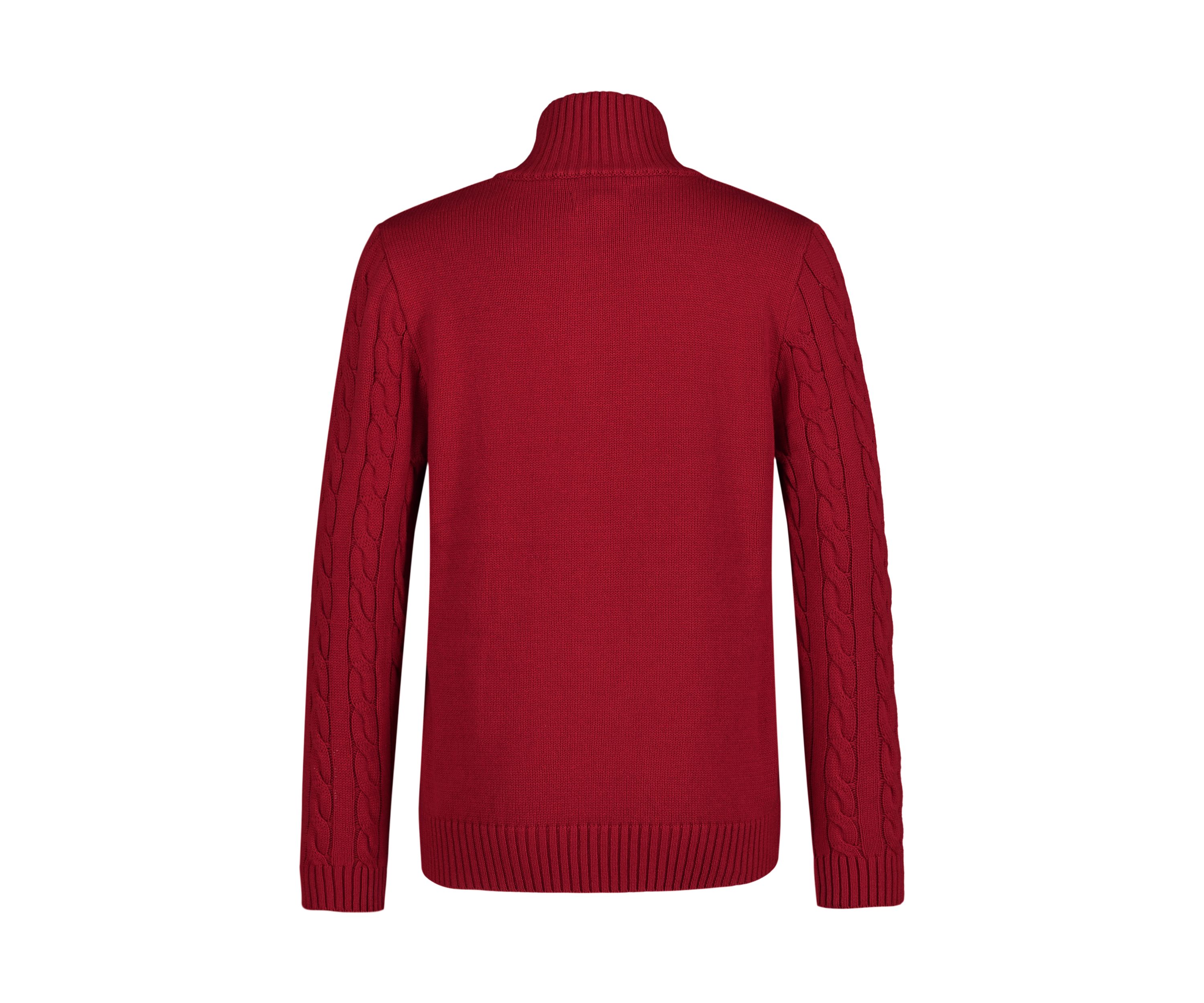 Boys 8-20 Solid Cable 1/4 Zip Sweater